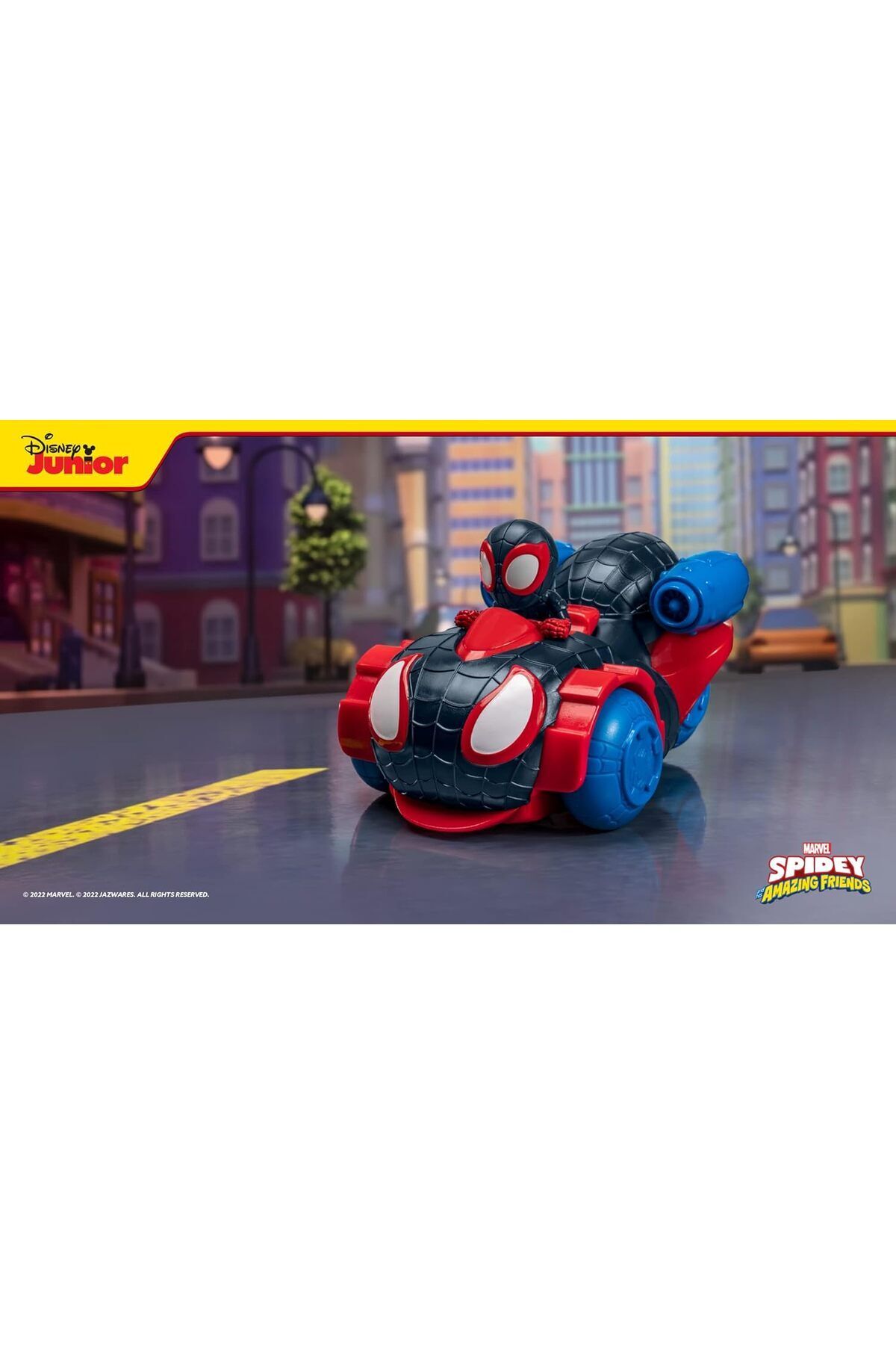 Marvel-Spidey and His Amazing Friends - Feature Vehicule Miles Morales 2 in 1 8
