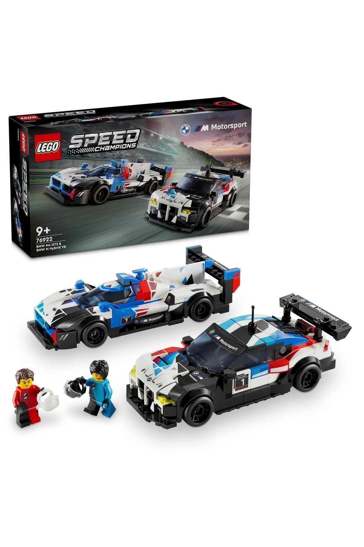 LEGO-® Speed Champions BMW M4 GT3 & BMW M Hybrid V8 Race Cars -76922 Set for 9+ Year Old Kids (676P) 1