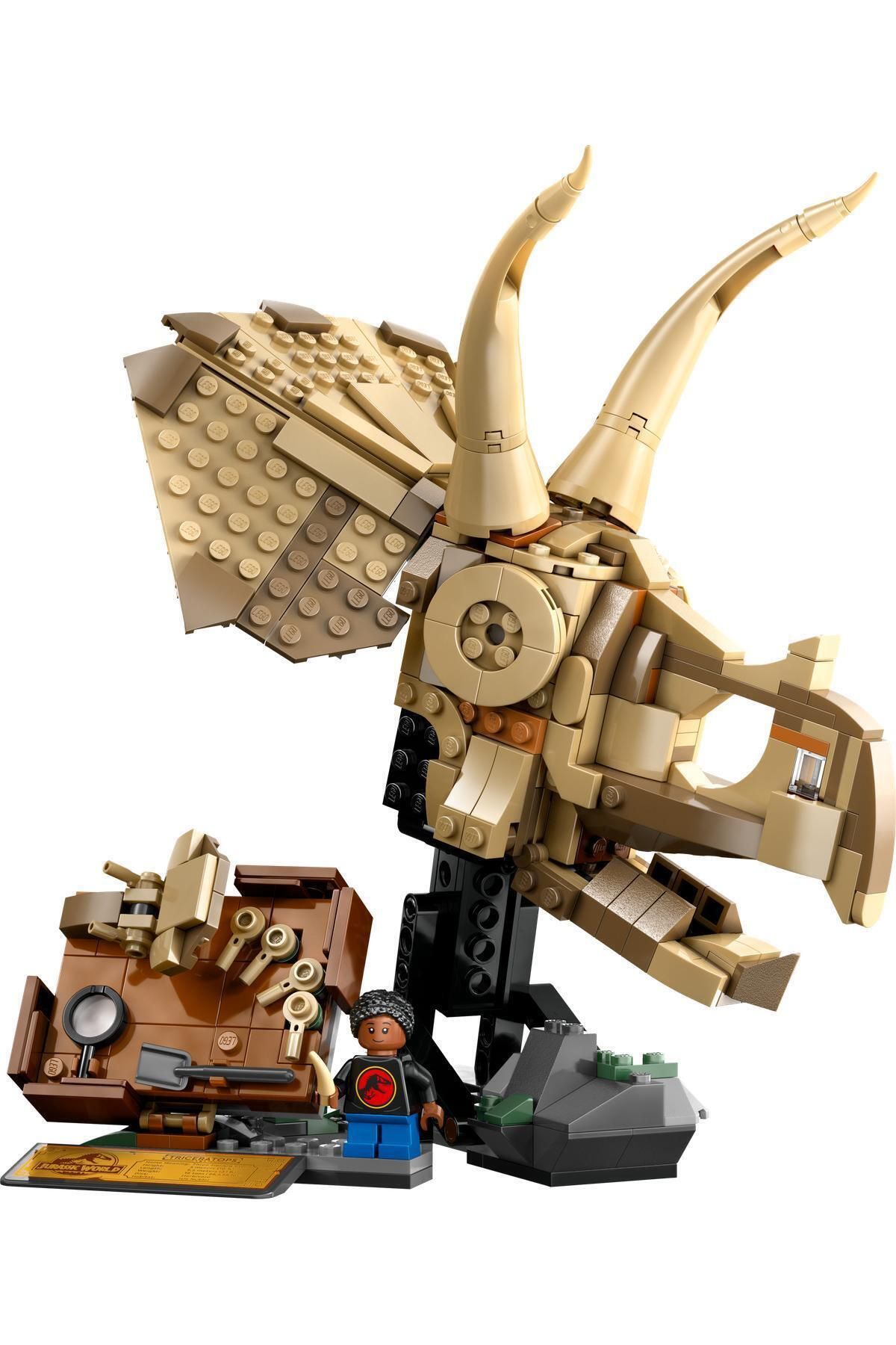 LEGO-Jurassic World Dinosaur Fossils: Triceratops Skull 76969 2