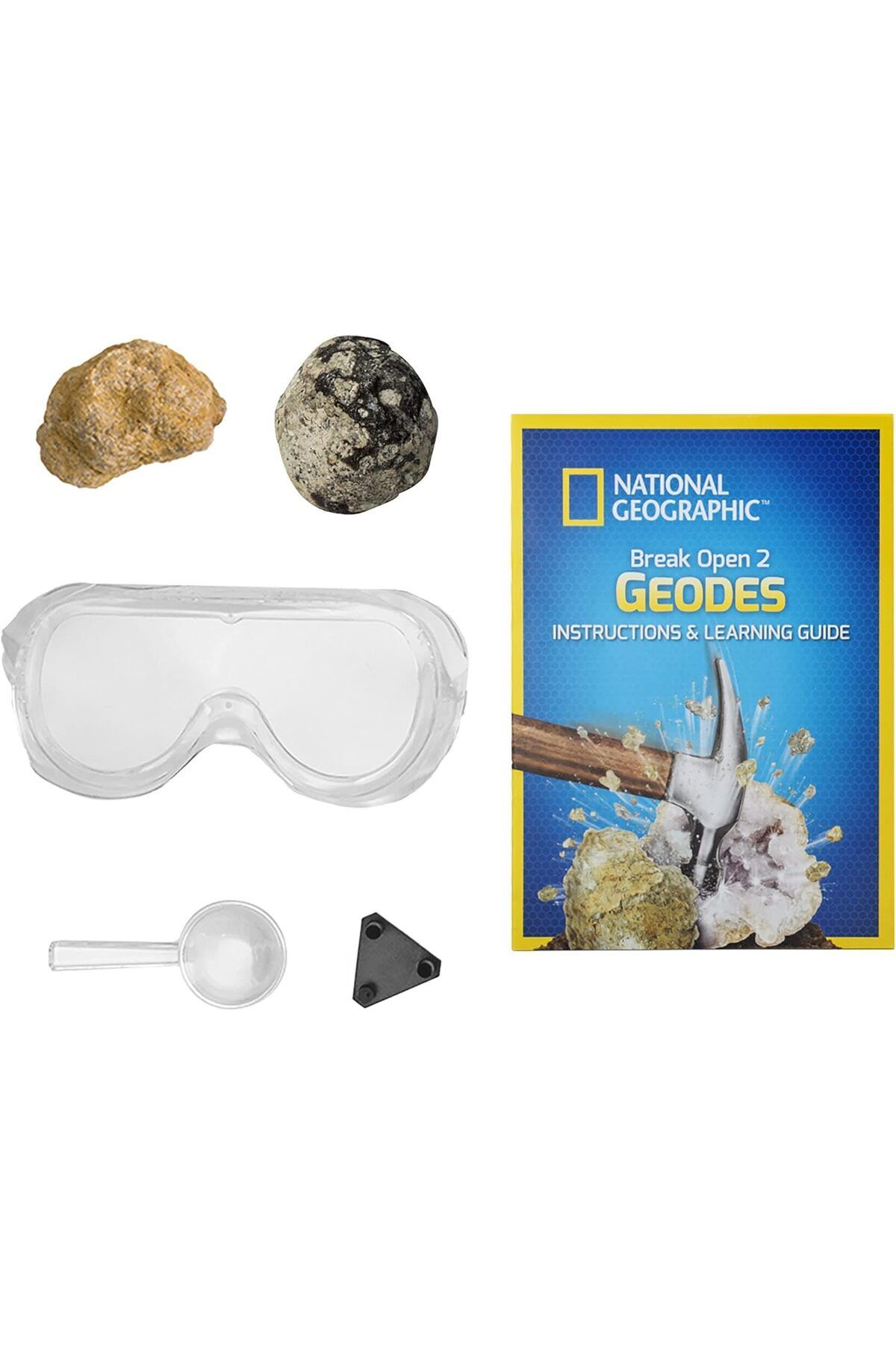 NATIONAL GEOGRAPHIC-Break Open 2 Geodes, Multi color, RTNGGEO2 2