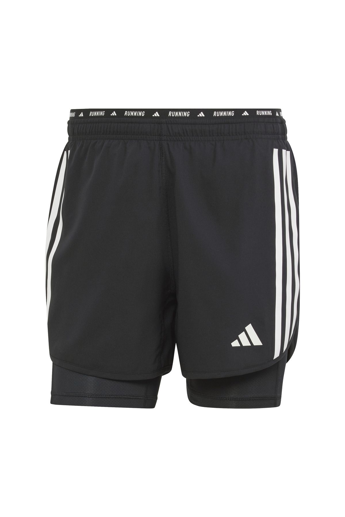 شورت ورزشی مشکی مردانه OTR E 3S سیاه پوست در حال رانینگ کوتاه adidas