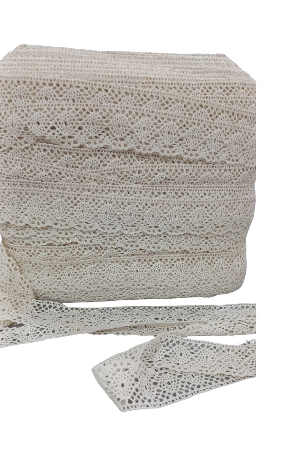Nurum E Tİcaret Kopanaki Dantel en 4 cm Krem 1 Metre