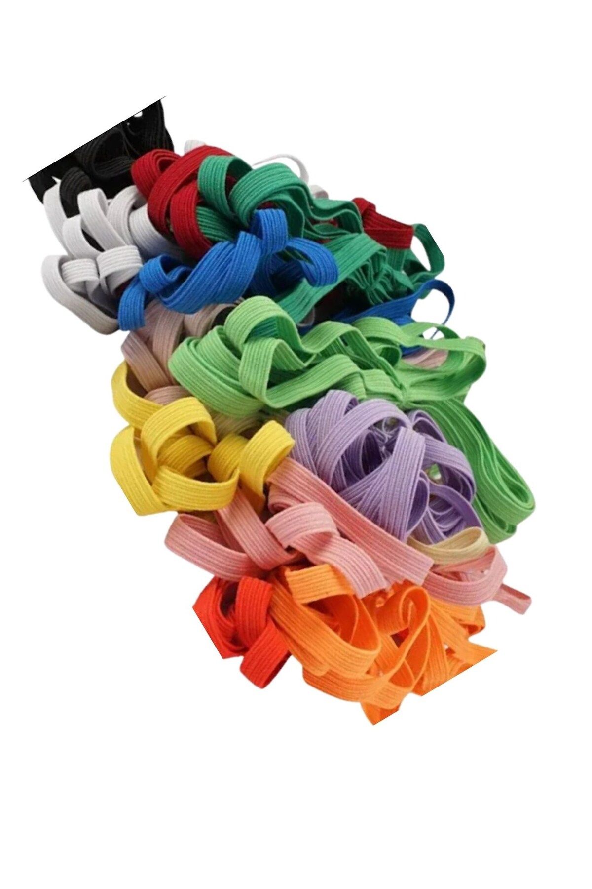 BulutRetail Çamaşır Lastiği Düz 1 cm 75 Metre 1 Top Sarı
