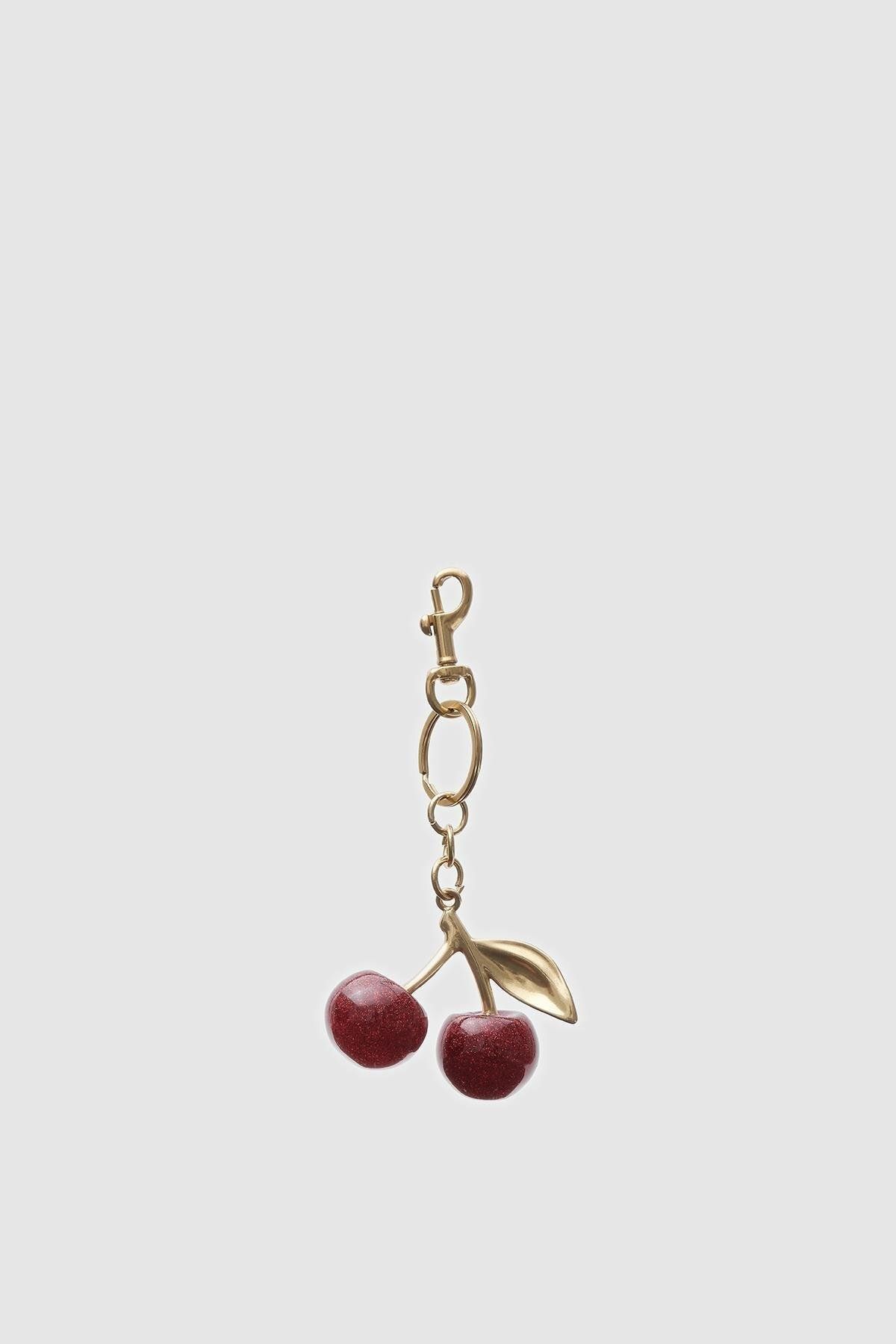 لوازم جانبی کیف زنانه LA'GRACCIO PARIS BAG CHERRY CHARM BURGUNDY La La'Graccio Paris