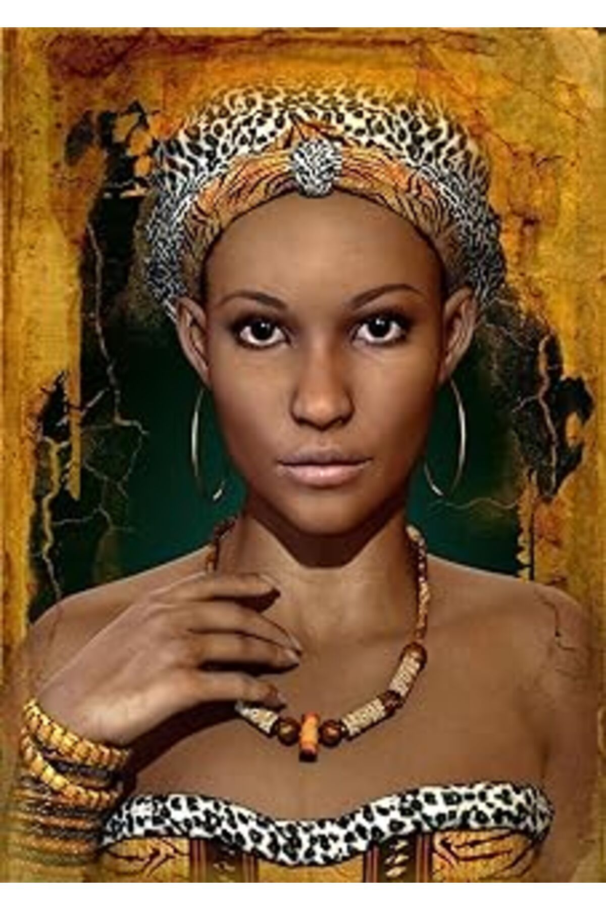 NETWORK ART Nova Puzzle 1000 Parça Afrikalı Kadın