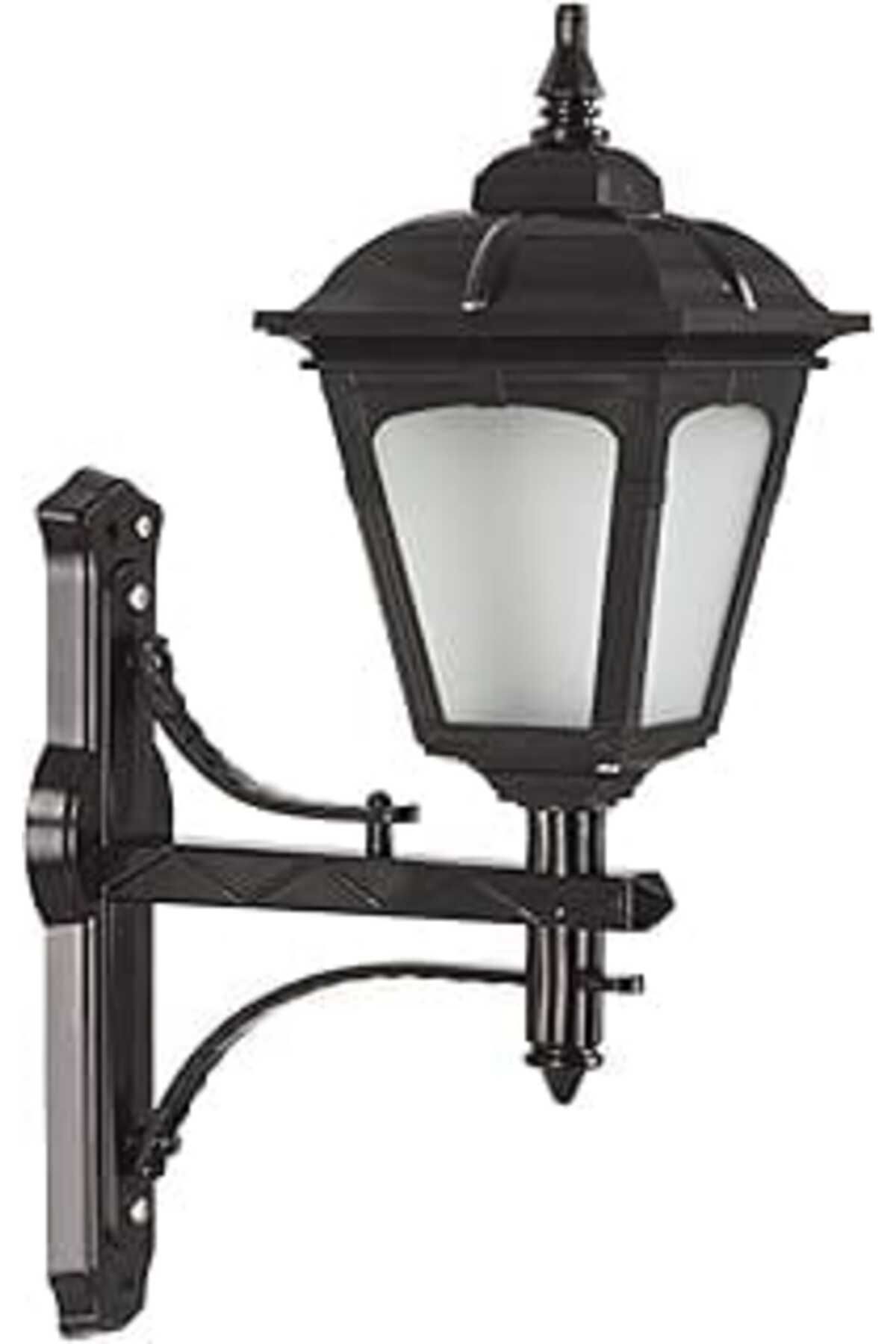 Mu Art Ahşap Avonni 68185 Bahçe Aplik, 60 W, Siyah