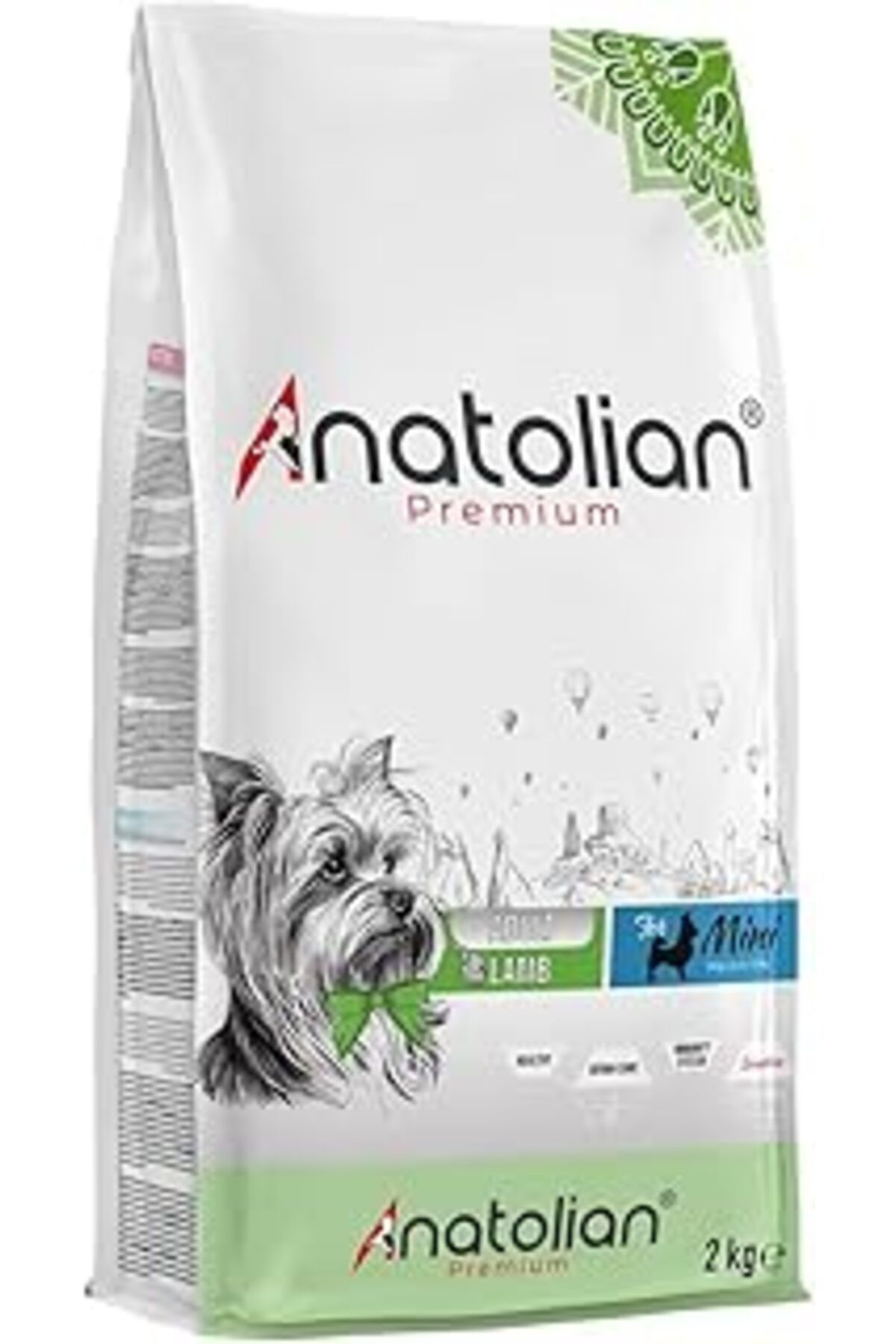 Pazarcan Anatolian Premium Mini Adult Lamb Kuzulu Yetişkin Küçük Irk Köpek Maması 2 Kg