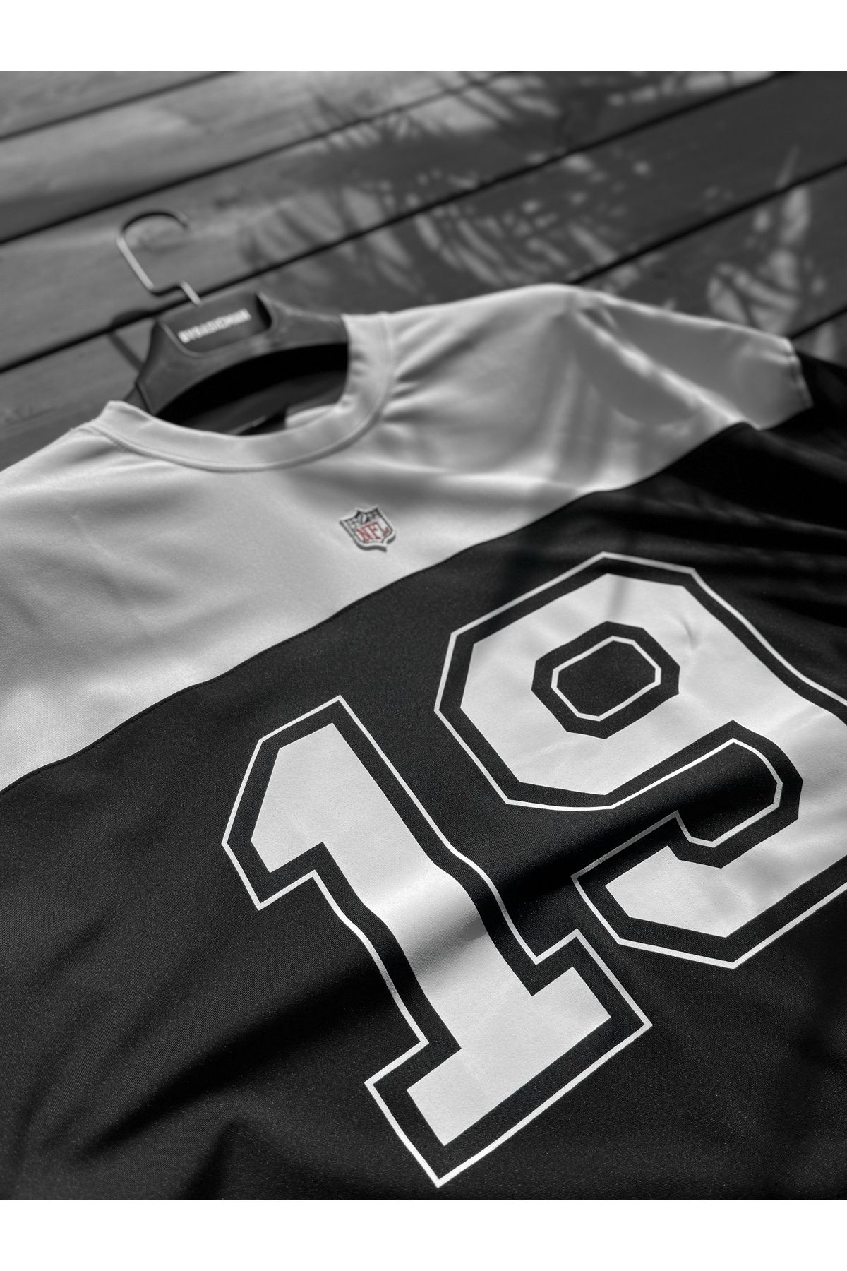 BYBASICMAN-Black 19 Printed Oversize Jersey Pm-11 7