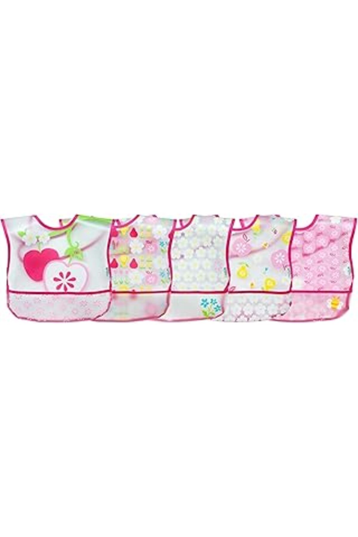 Mu Art Ahşap Green Sprouts I Play Baby 101364 Mama Önlüğü, Pembe