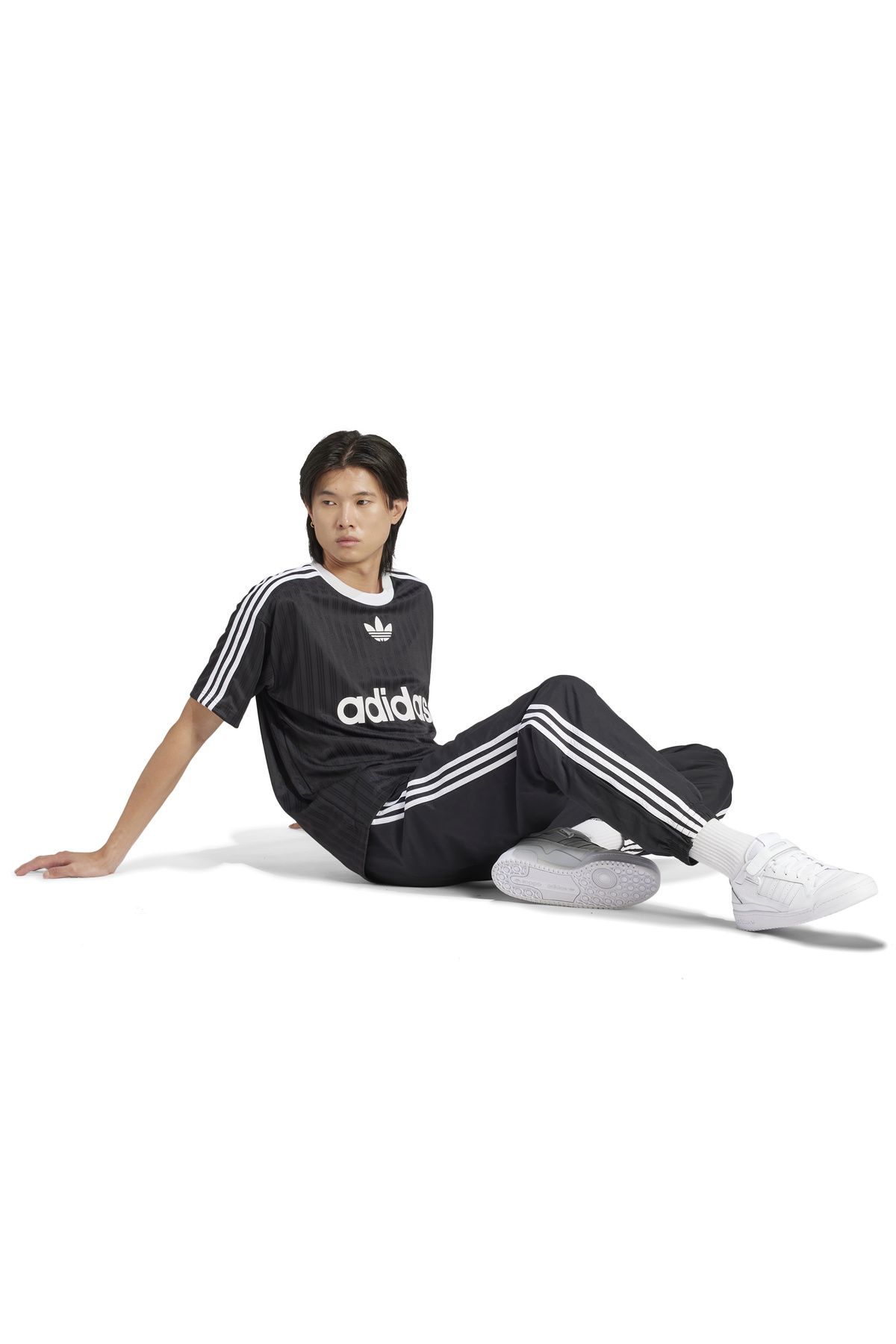 تی شرت سفید مردانه POLY T adidas