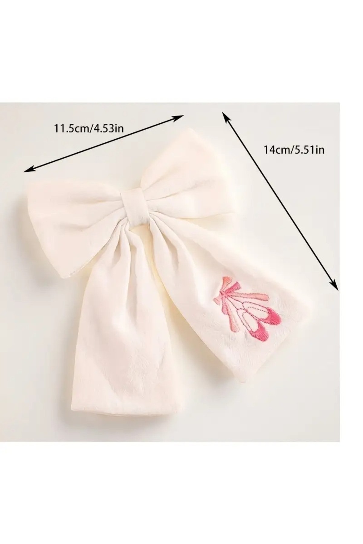 zehracatasariim-Ballerina Embroidered Girl's Bow Clip Buckle 3