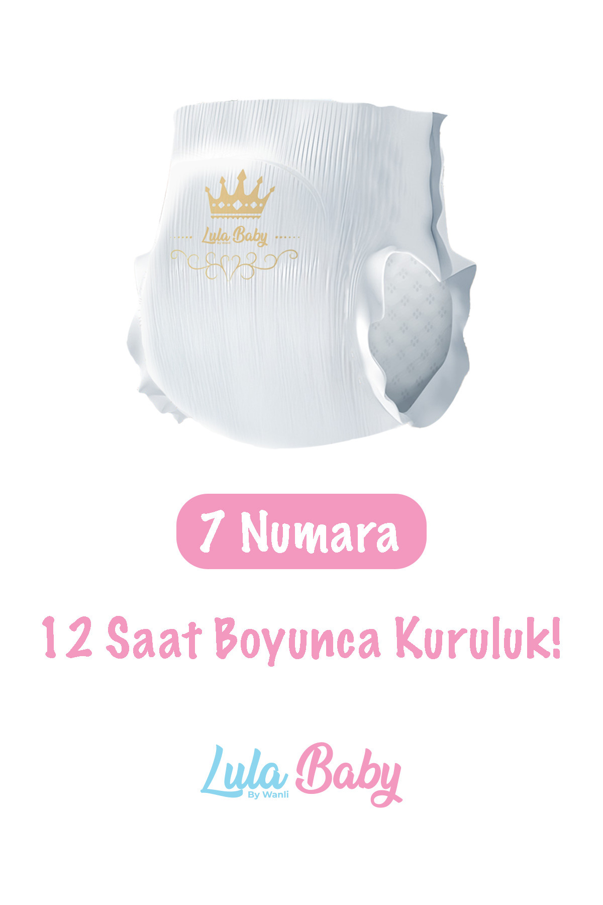 Lulababy Lula Baby Premium Fırsat Paketi 7 Numara Külot Bebek Bezi 40 Adet fotoğrafı 3 (önizleme)