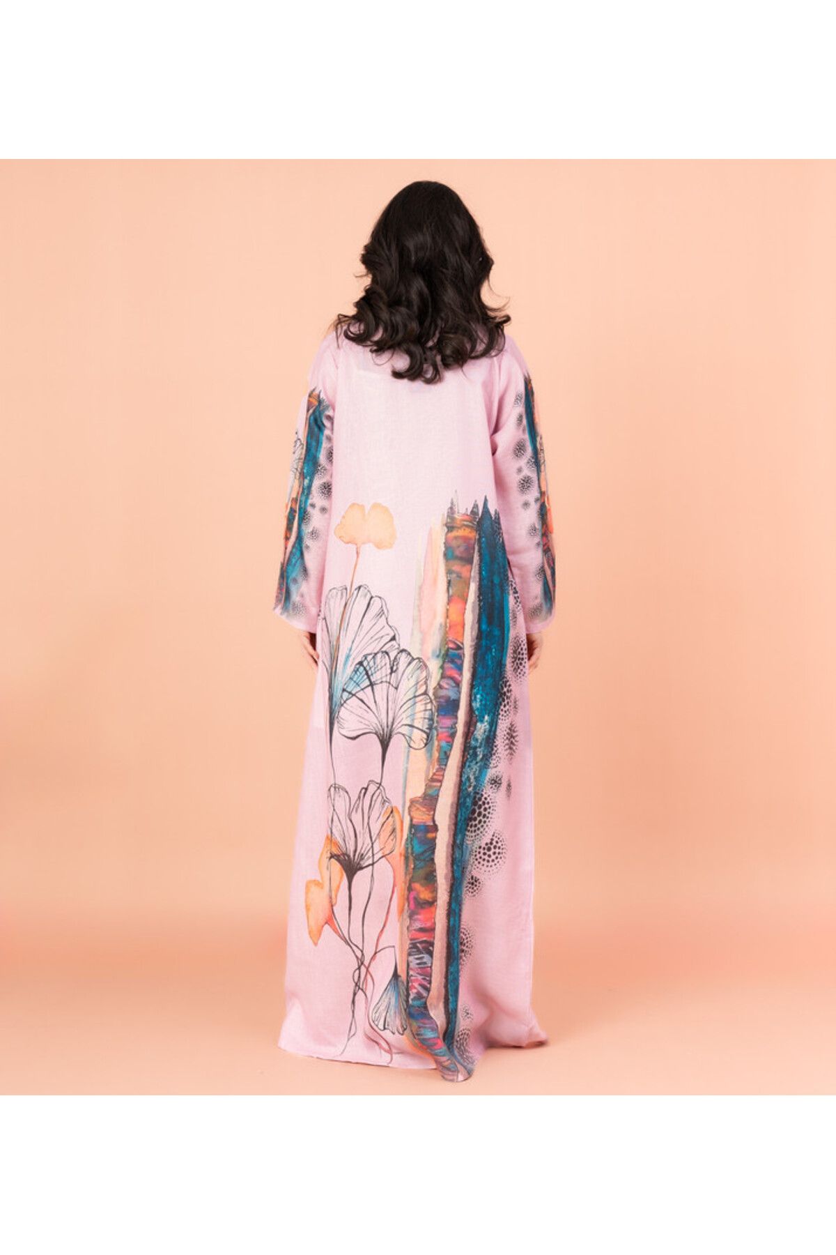 IKKXA-Modern Embroidery Jalabiya 4