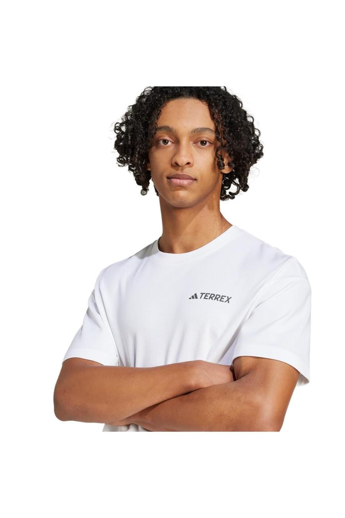 adidas-Λευκό ανδρικό μπλουζάκι Ng U Ar B Gfx T Jd5956 Λευκό ανδρικό μπλουζάκι Ng U Ar B Gfx T Jd5956 4