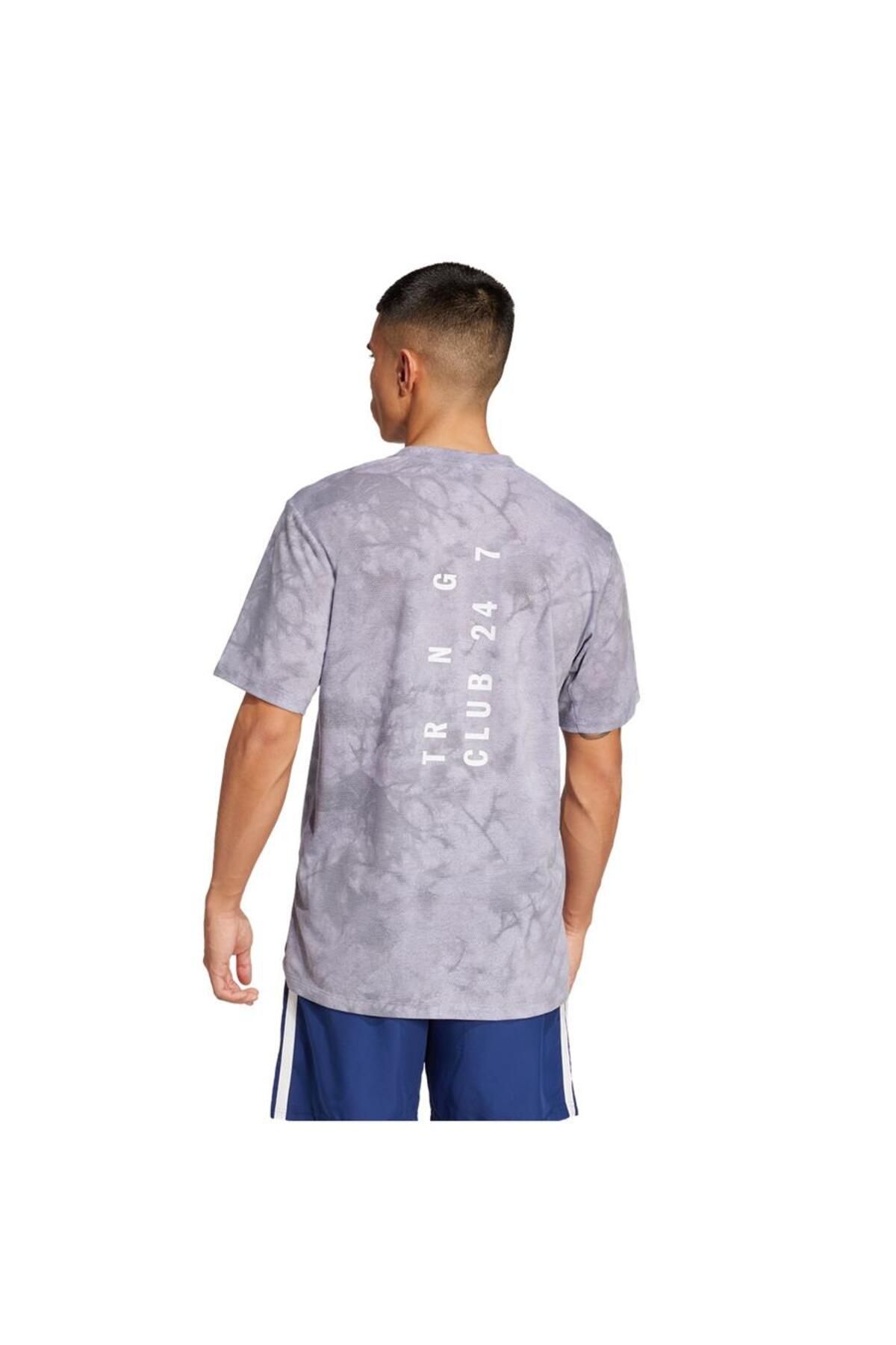 adidas-Πολύχρωμο ανδρικό μπλουζάκι Power Aop Tee Jp3342 Πολύχρωμο ανδρικό μπλουζάκι Power Aop Tee Jp3342 2