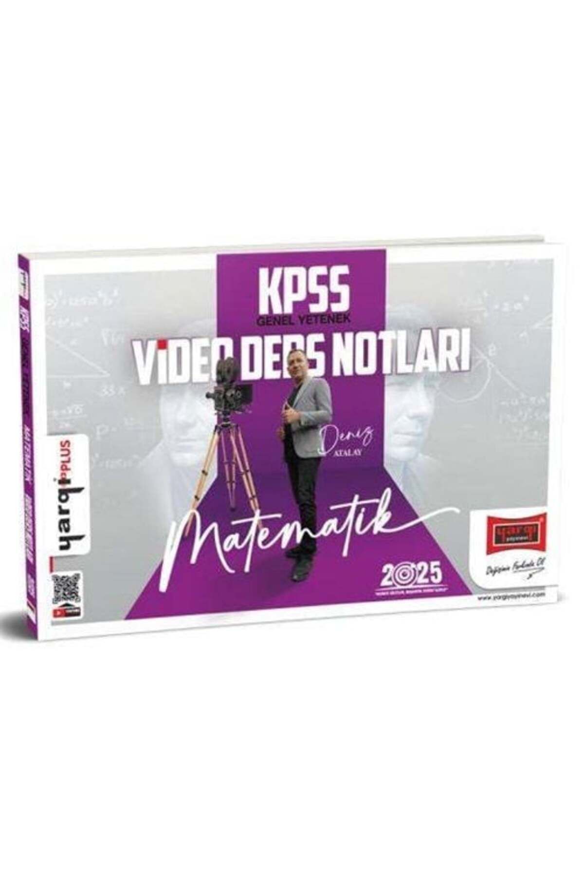 Yargı Yayınları Yargı 2025 KPSS Matematik Video Ders Notları - Deniz Atalay Yargı Yayınları