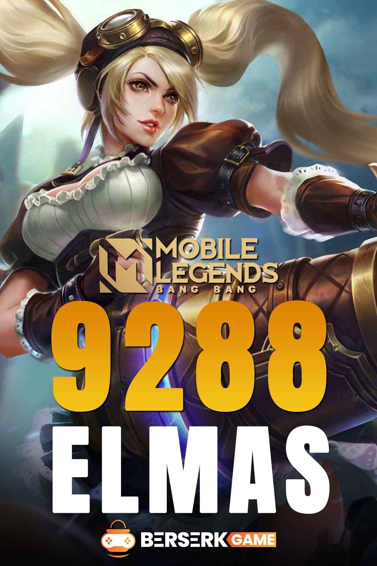 BERSERKGAME Mobile Legends Bang Bang 9288 Elmas