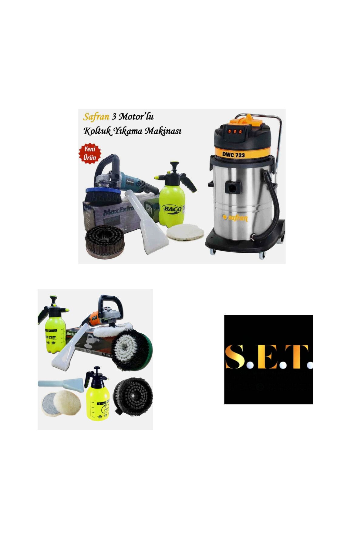 Set Koltuk yıkama seti Makinasi 4200 watt