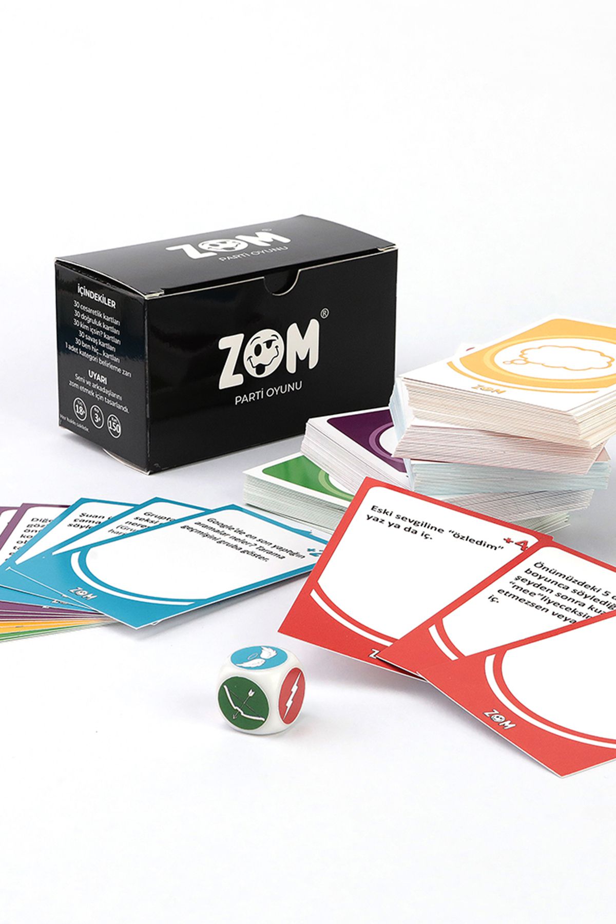 Metranya-Zom Classic Drink Game Shot Game Christmas Game with 150 Cards Party Game Fun Box Card Game 2