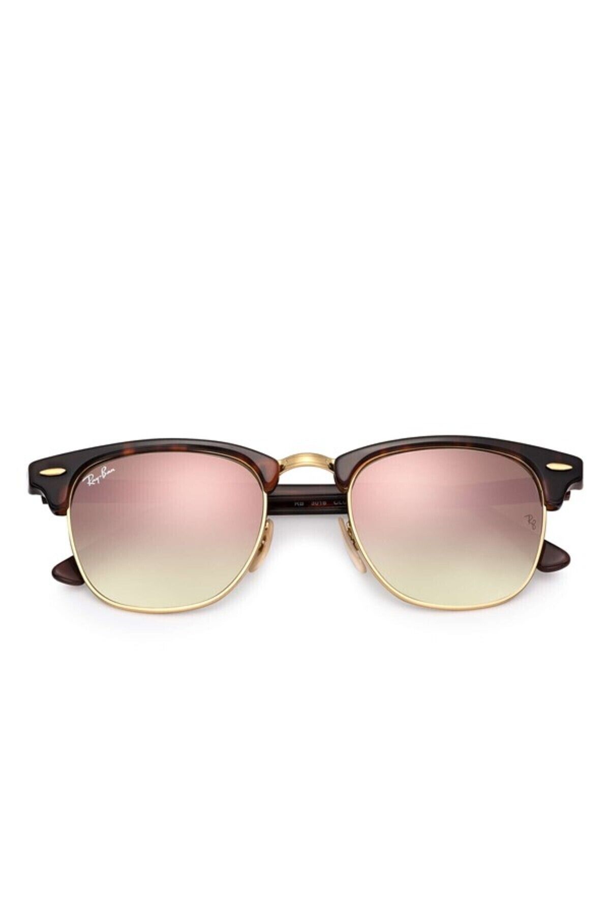 Ray-Ban-نظارة شمسية راي بان كلوب ماستر مربعة للجنسين - Rb 3016 - مقاس العدسة: 49 مم - أحمر هافانا 2