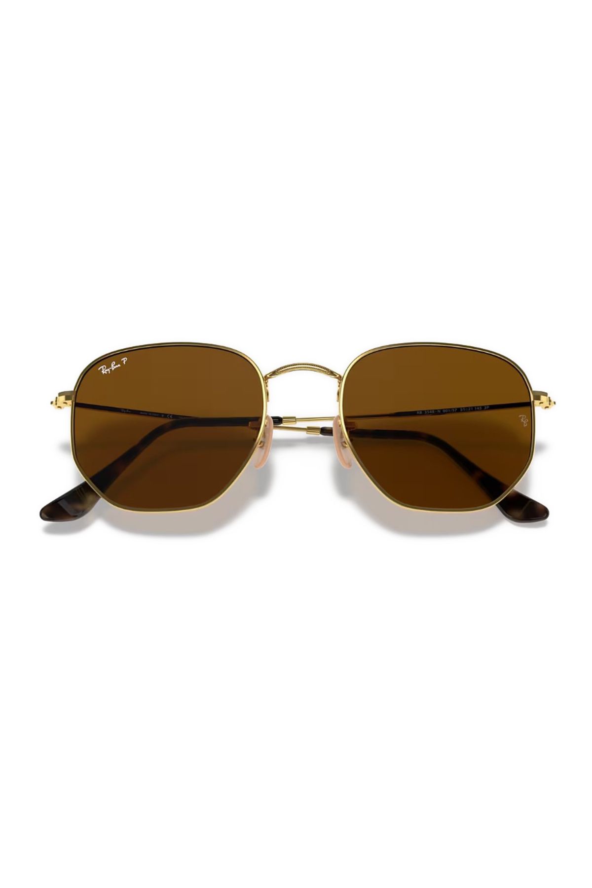 Ray-Ban-نظارات شمسية راي بان للجنسين بتصميم سداسي غير منتظم - RB 3548N - مقاس العدسة: 54 مم - أريستا 2