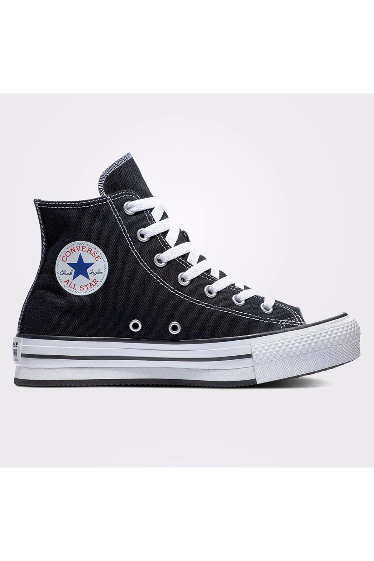 converse Chuck Taylor All Star Eva Lift - fekete platformcipő nőknek 272855 c