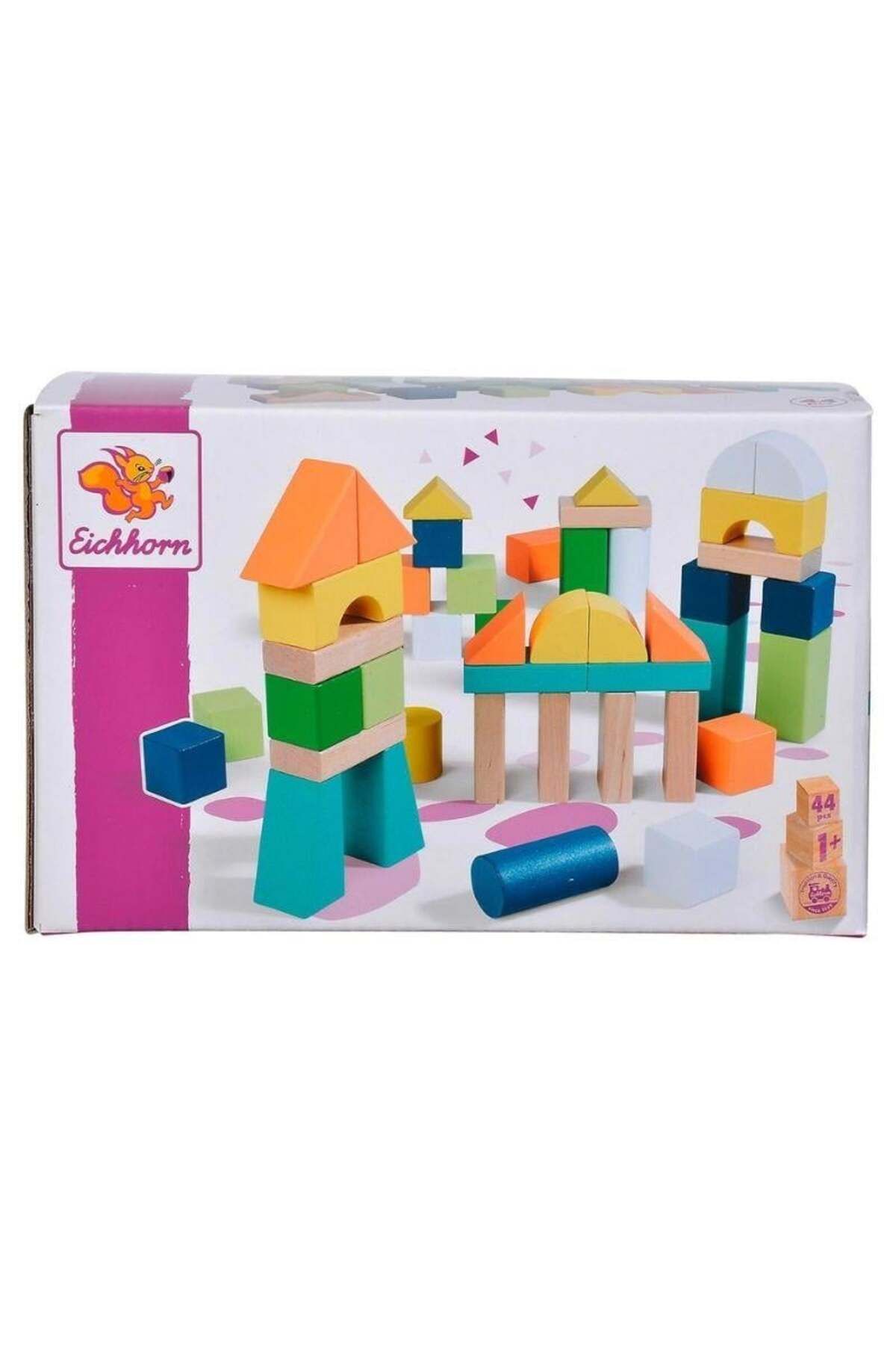 Eichhorn-44 Pieces Wooden Blocks 1