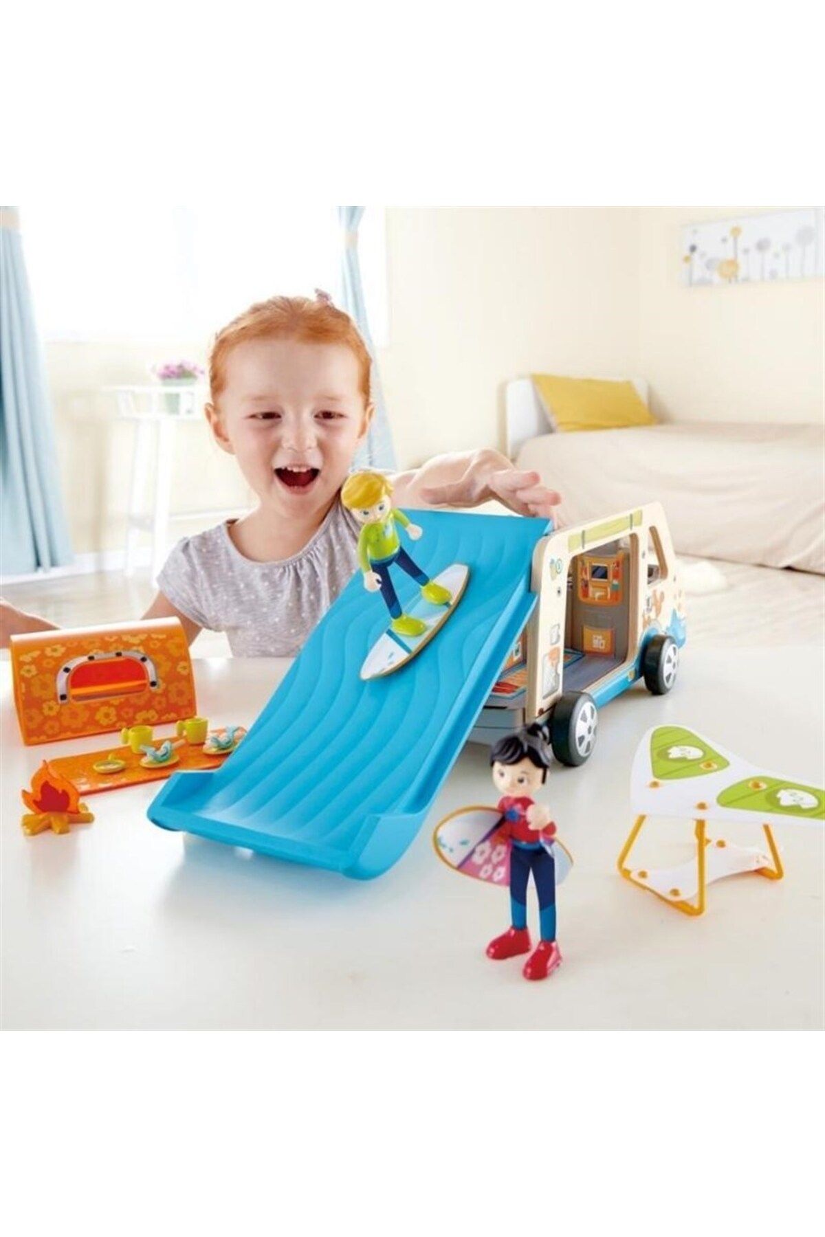 Hape-Adventure Toy Caravan 6