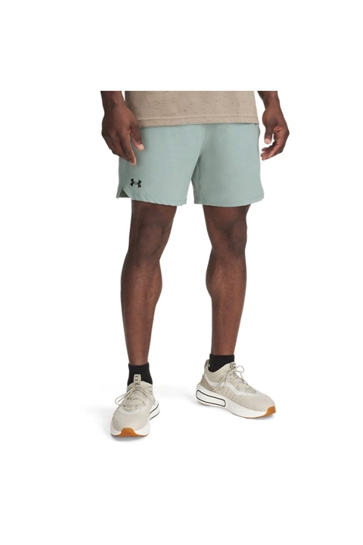 شورت ورزشی سبز مردانه UA ناپدید شده 6 این 348 Under Armour