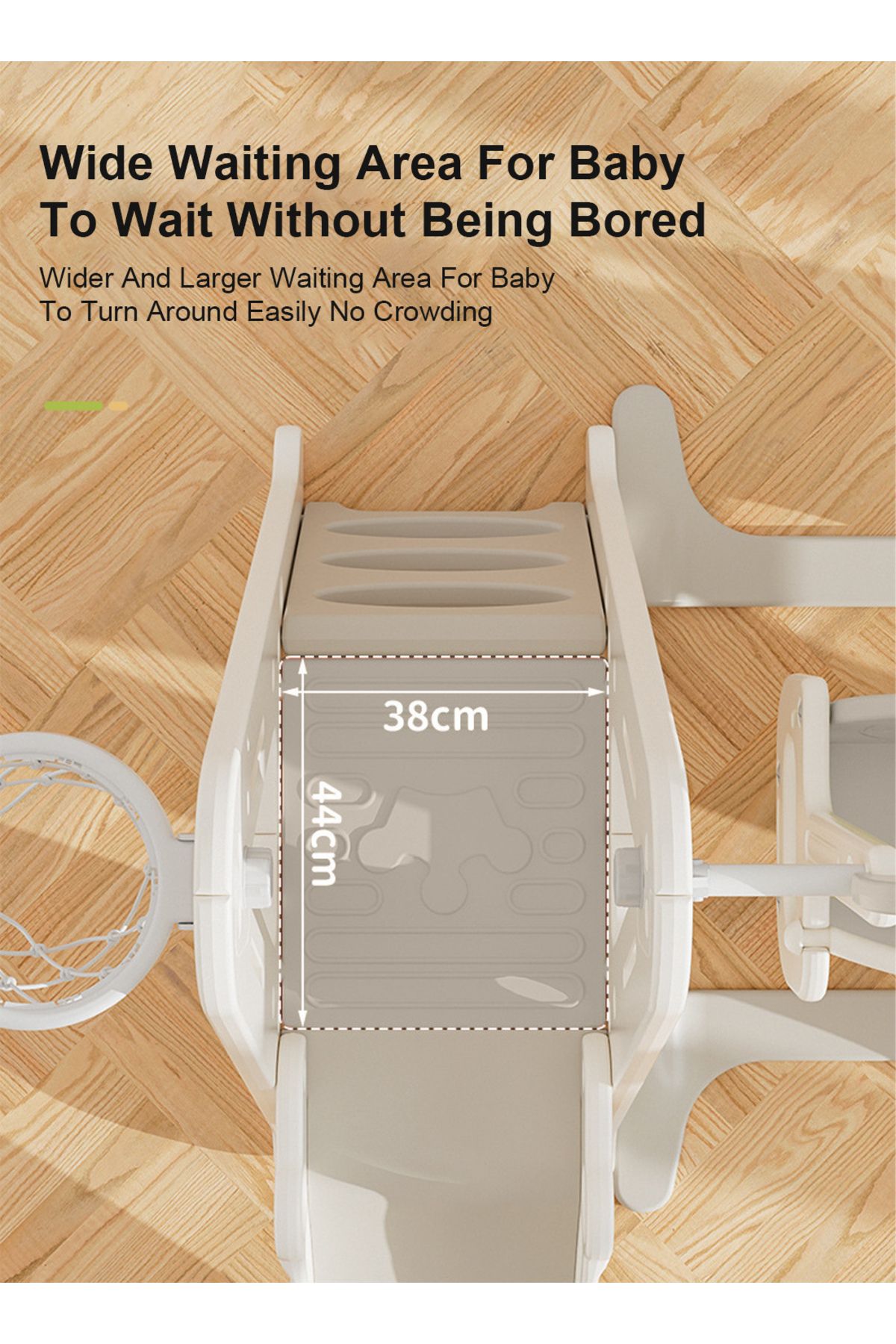 Ma Baby-7 in 1 Toddler Slide Set Multifunctional Slide Swing Combination Exercise Climbing 5