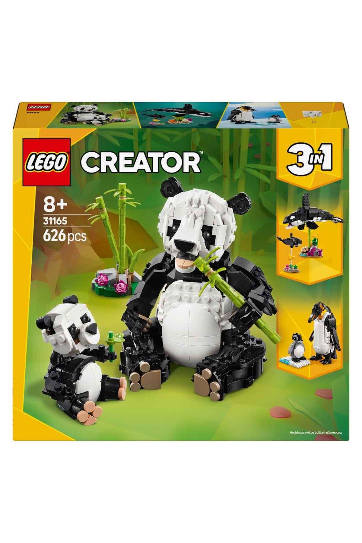 LEGO-Creator 3 in 1 Wild Animals: Panda Family - 8 Years Old and up Construction Set (626 Pieces) 5