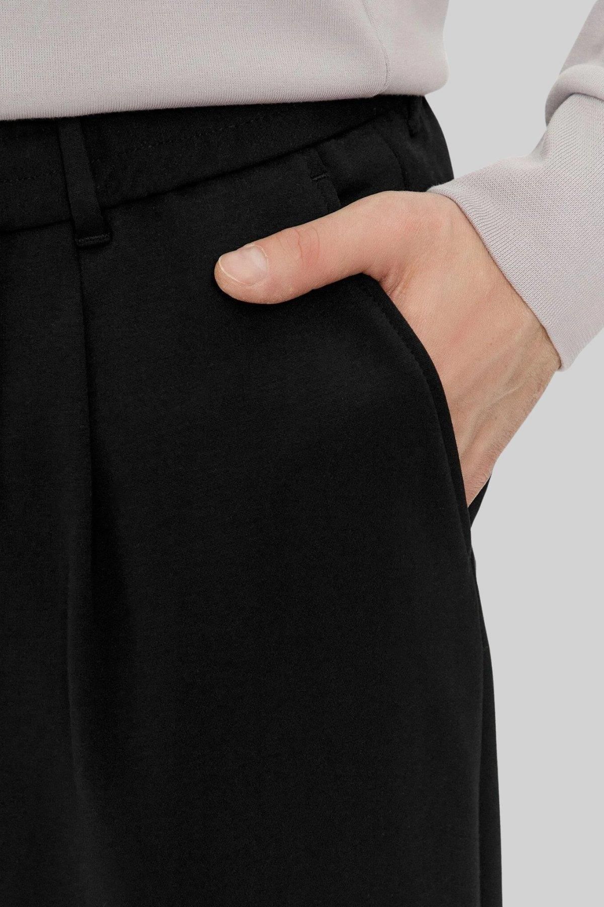 شلوار مردانه آرام سیاه اورجینال BOSS