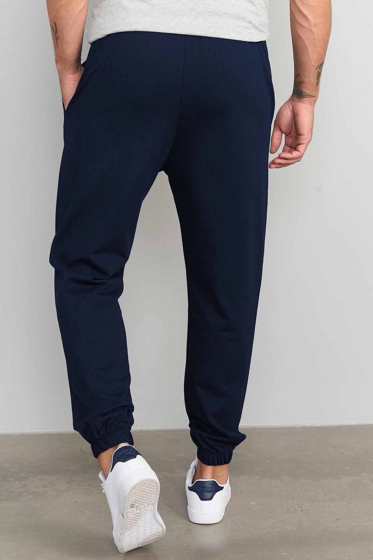 UYN SPORT ERKEK Lacivert Jogger Paça Eşofman görsel 2