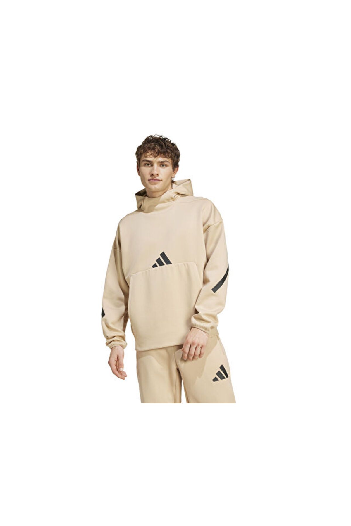 adidas M Z.N.E. Hd Erkek Günlük Sweatshirts JJ4894 Krem