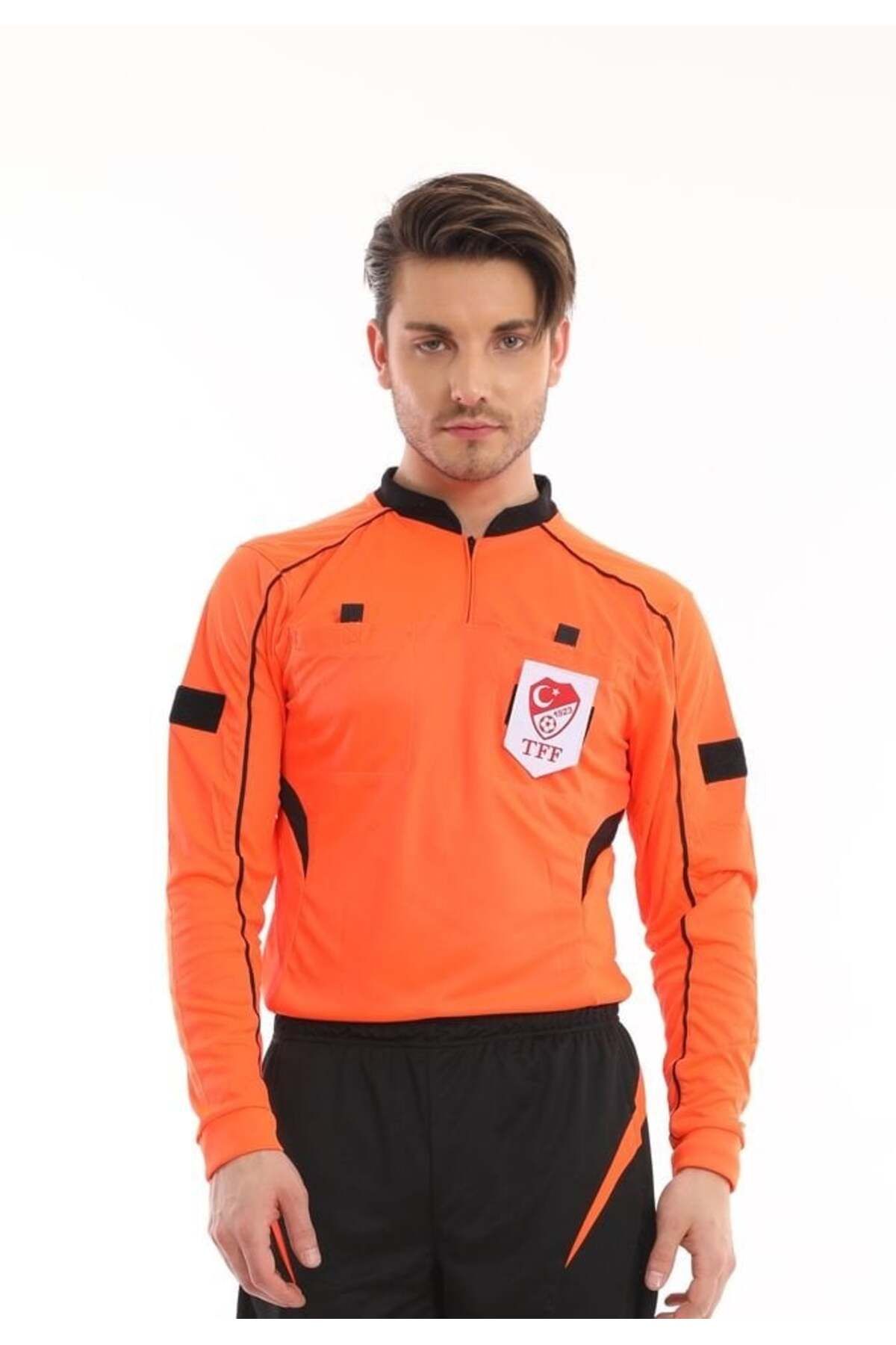 K18moda Kural18 Turuncu Aday ve İl Hakem Forması, K0103-XL - Uzun Kol