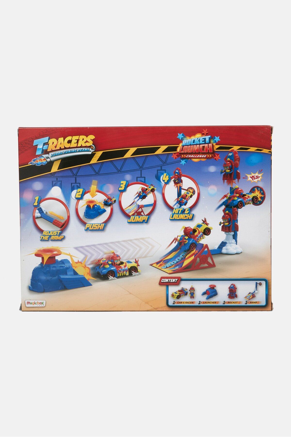 T-Racers-Turbo Tuning Teams Playset, Red Combo 2