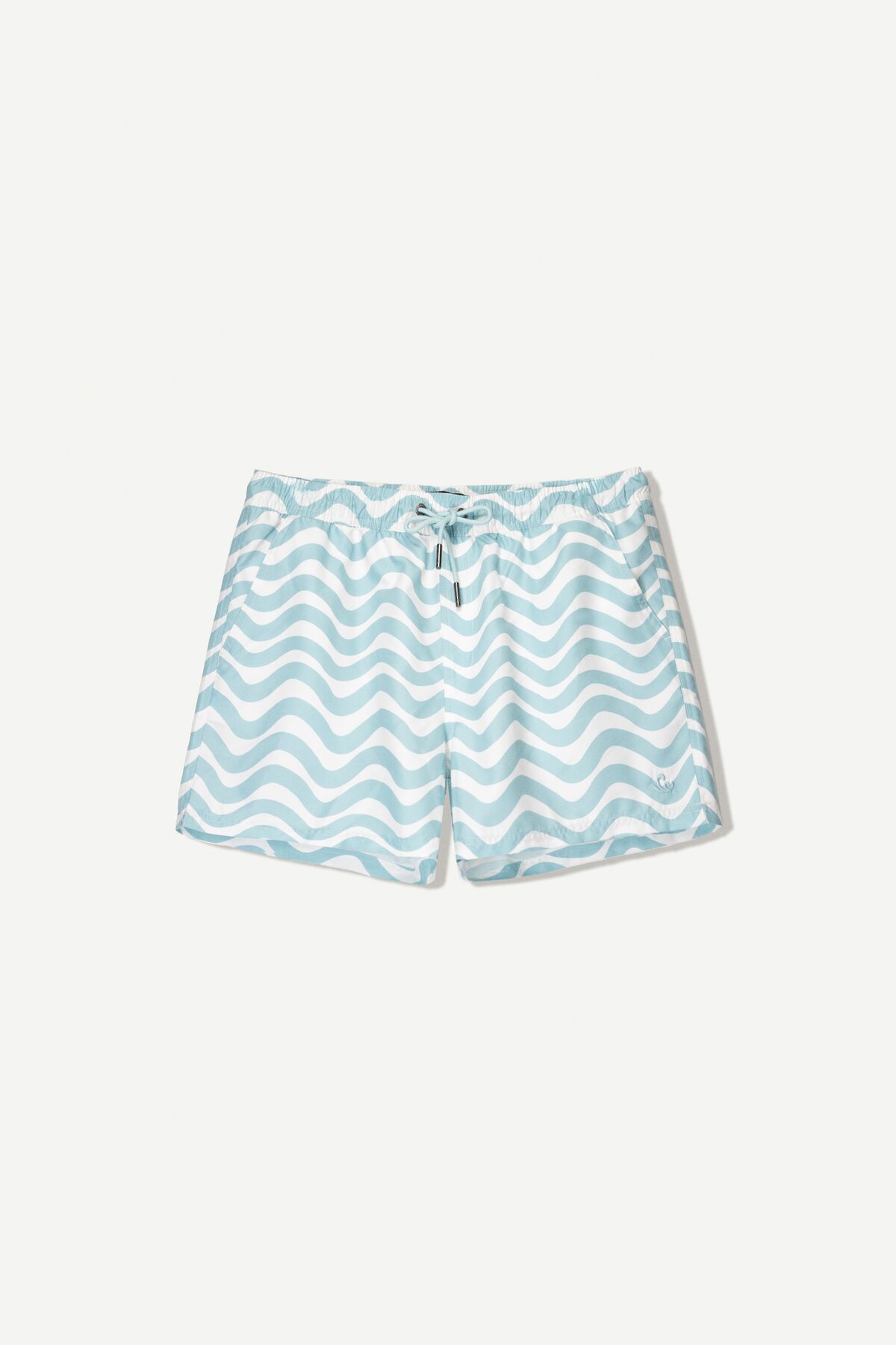 مایو شورت طرح دار Bershka