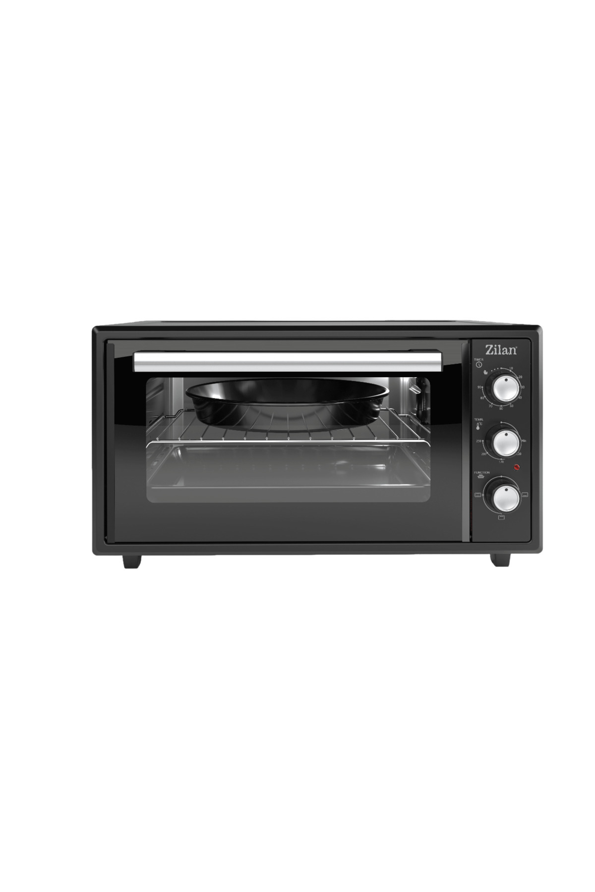 Zilan-Cuptor electric Zilan ZLN5649, 2000W, 45L, Timer, Termostat, 3 trepte putere, Negru 1
