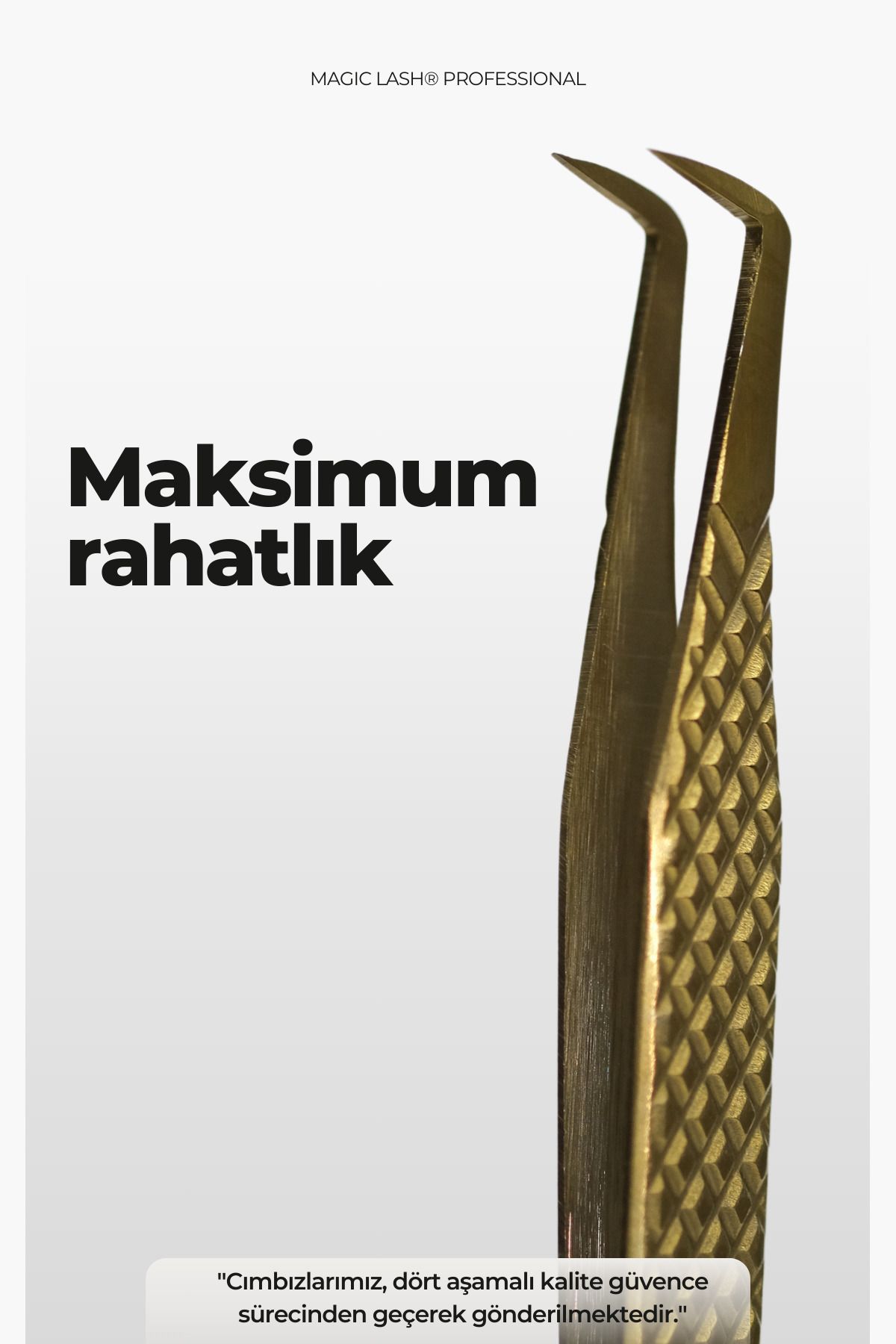 Magic Lash-Premium Rio-25 Fine Tip Professional Mega Volume Silk Eyelash Tweezers 3