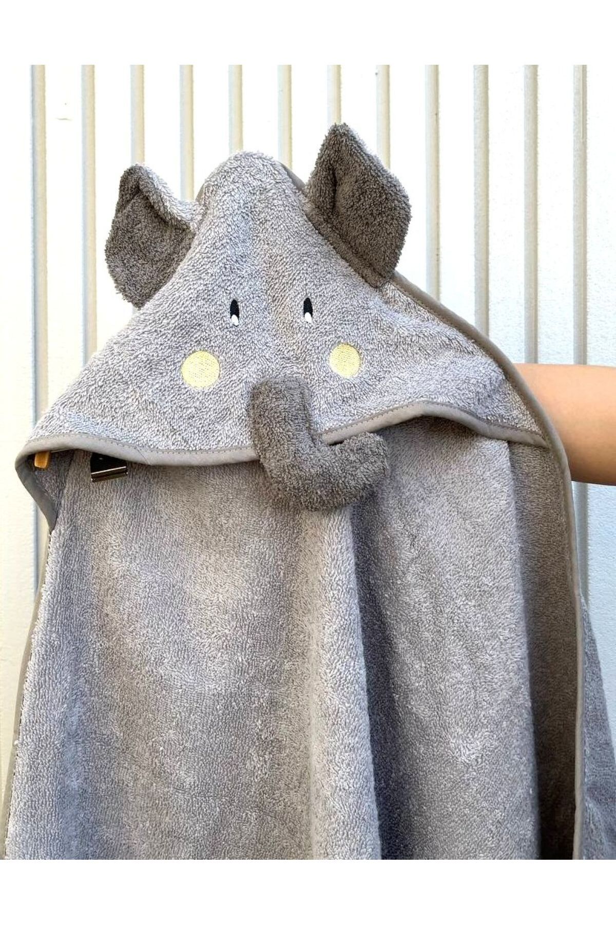 SUDE HOME Nakışlı kundak/kurulama havlusu/Panço