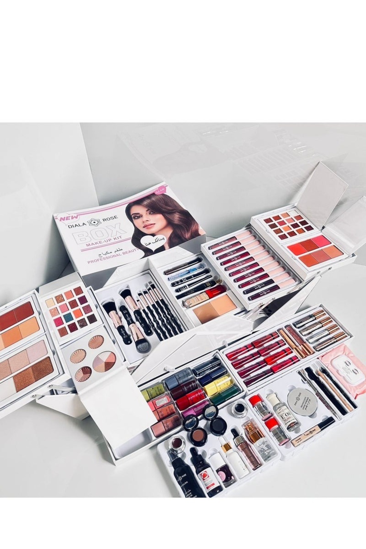 DIALA ROSE-Multi-color makeup box with 79 products, all cosmetics in one box 1