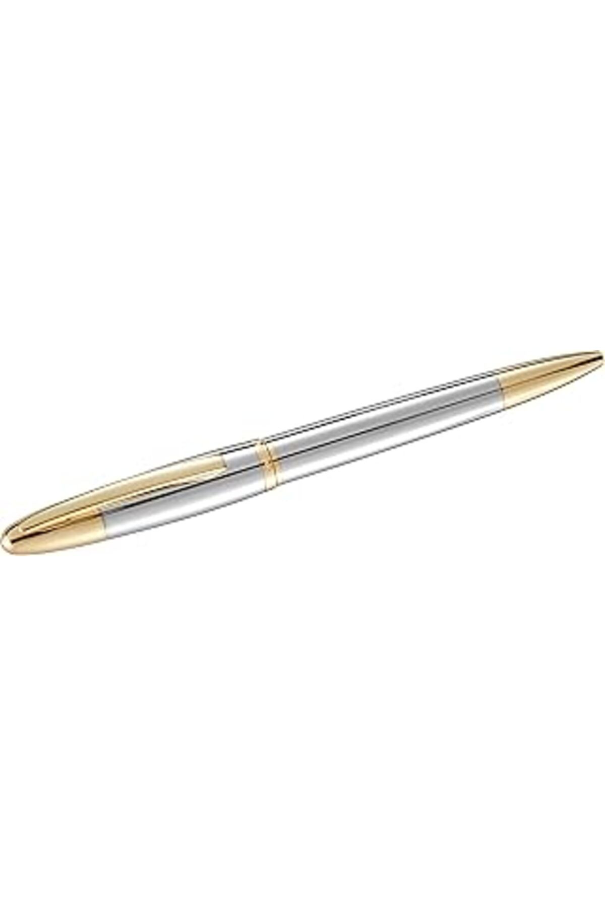 Mu Art Ahşap Steelpen Venüs Serisi 176T Krom Gold Tükenmez Kalem