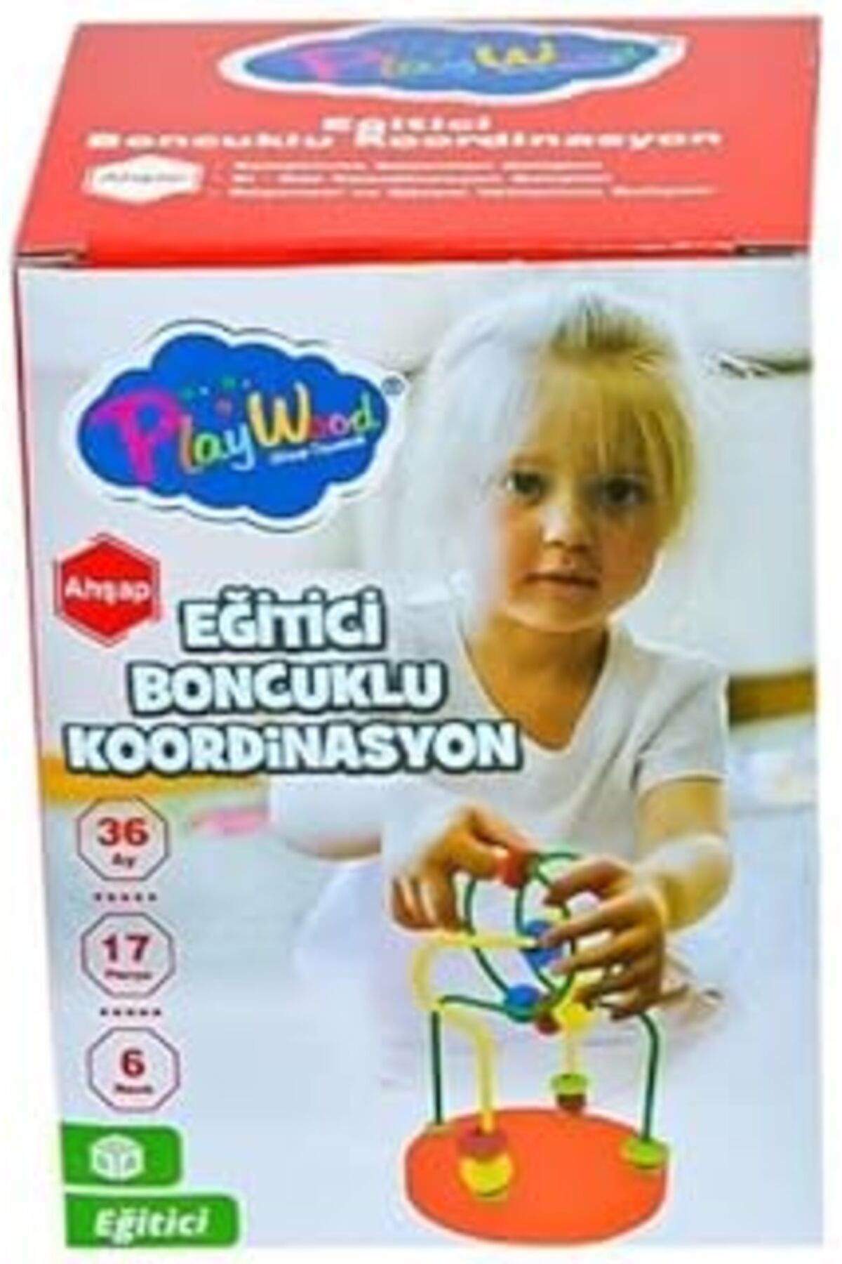 Hepta Collection Onyıl Oyuncak Ony-394 Ahşap Kutuda Mini Boncuklu Koordinasyon -