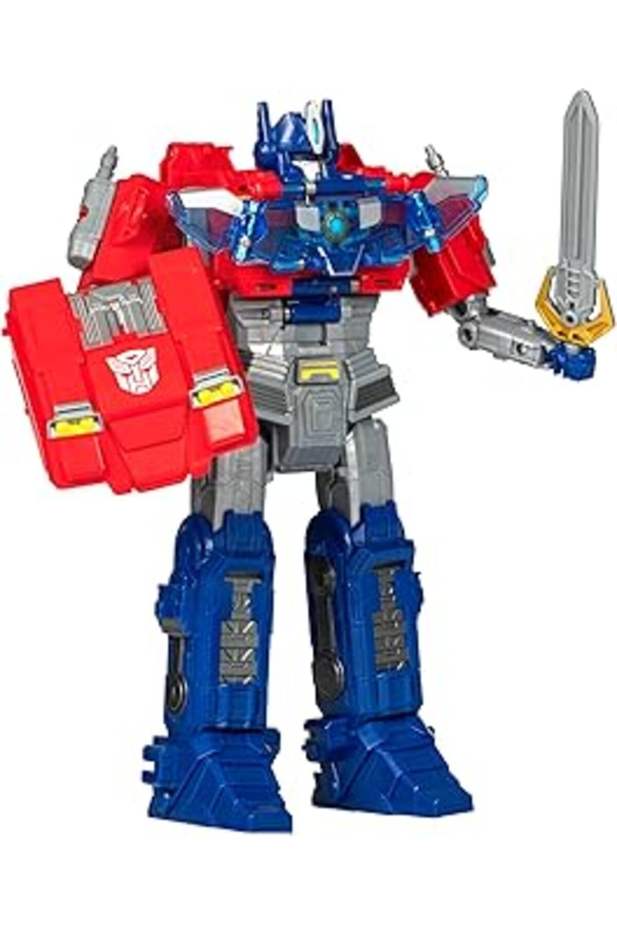 Pİ GLOBAL Transformers One Movie Power Flip Optimus Prime (ORİON PAX) Dönüştürme Aksiyon Figürü, 4 Mod, 10 "i
