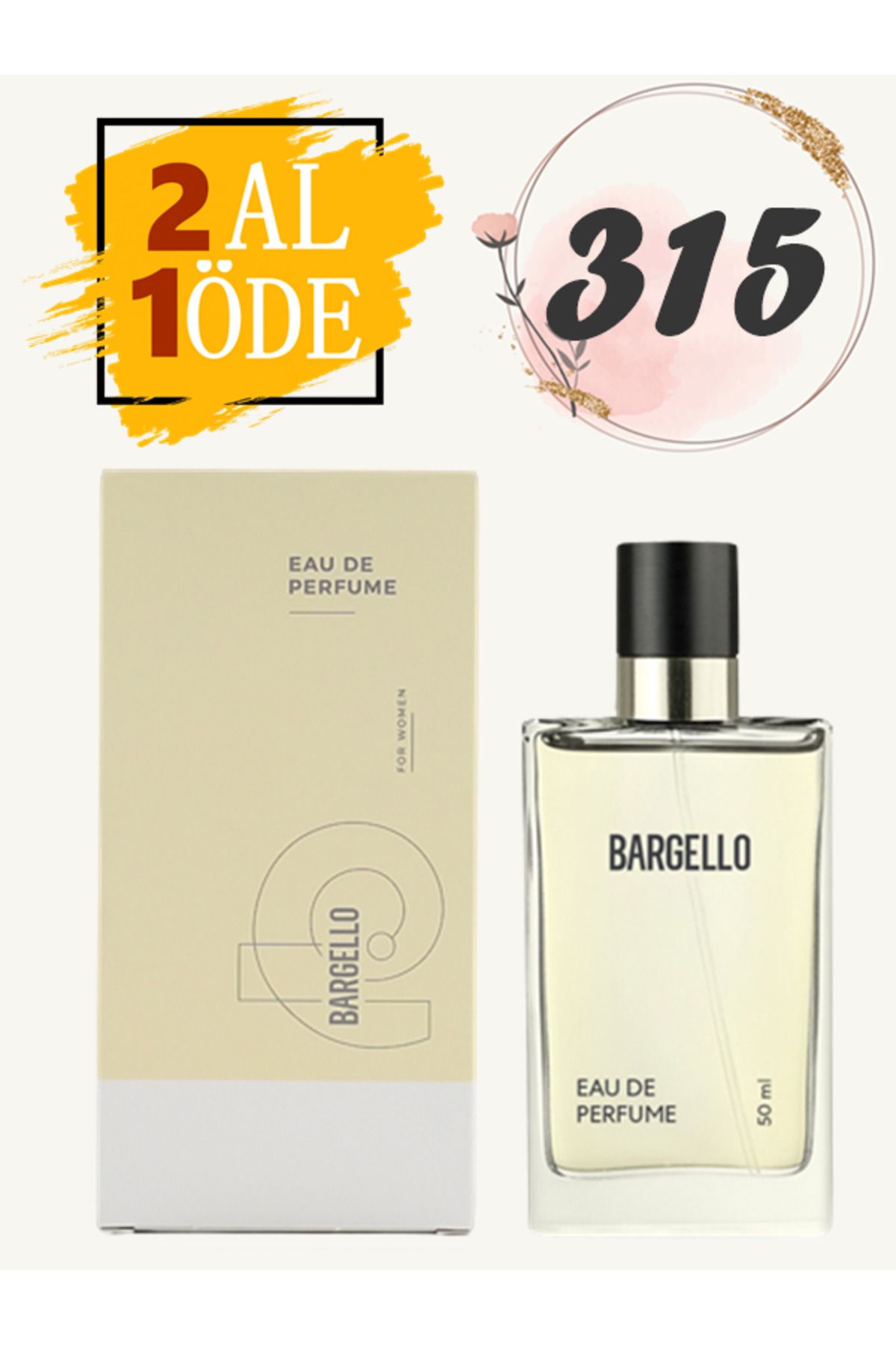 عطر زنانه 315 FLORAL 50 ML EDP 8691841304710 Bargello