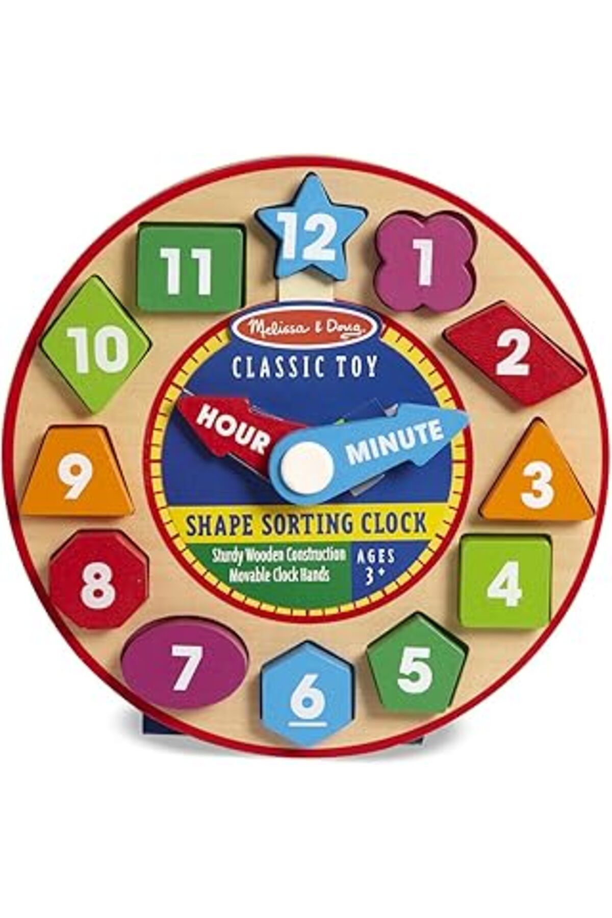 robotrend Melissa & Doug 18593 Ahşap Saat, 13 Parça