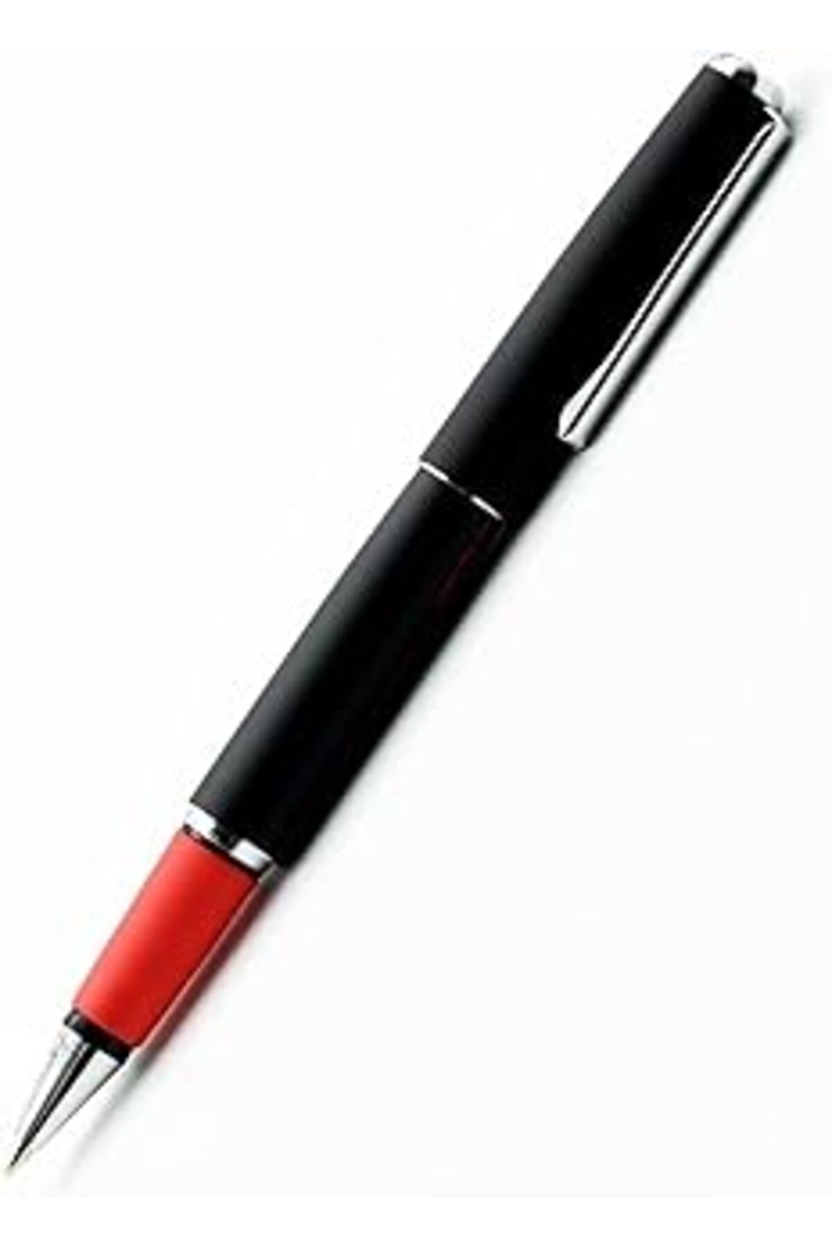Mu Art Ahşap Inoxcrom: Noir Serisi Black Red Roller Kalem