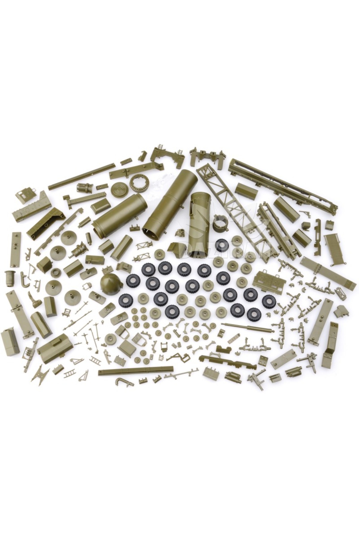 ۱/۷۲ روسیه راکت پرتابگر موشک قاره‌پیمای RT-2PM 4D مونتاژ پلاستیکی پازل نظامی Mo…