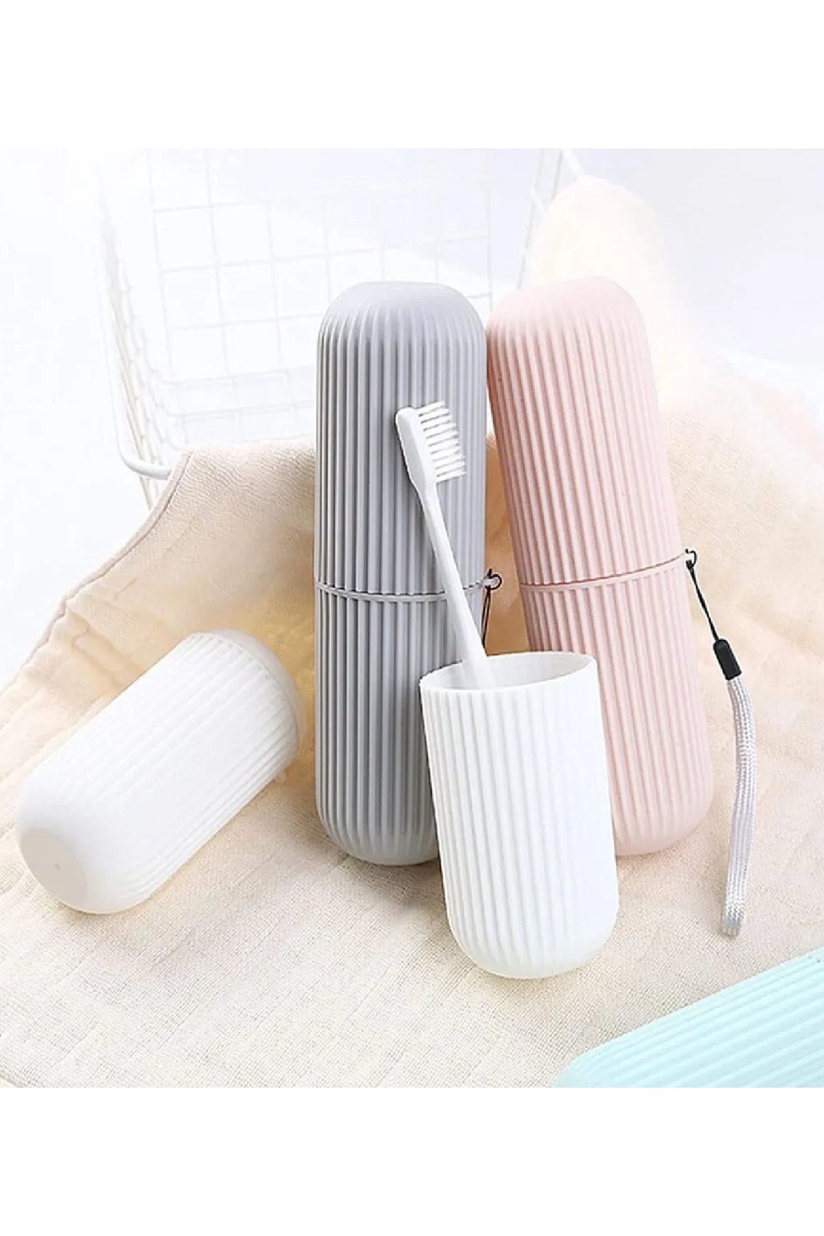 Dükkanönü-1 Piece Multi-Purpose Travel Box Glasses Case, Toothbrush Case, Makeup Box Practical Box Kp-167 2