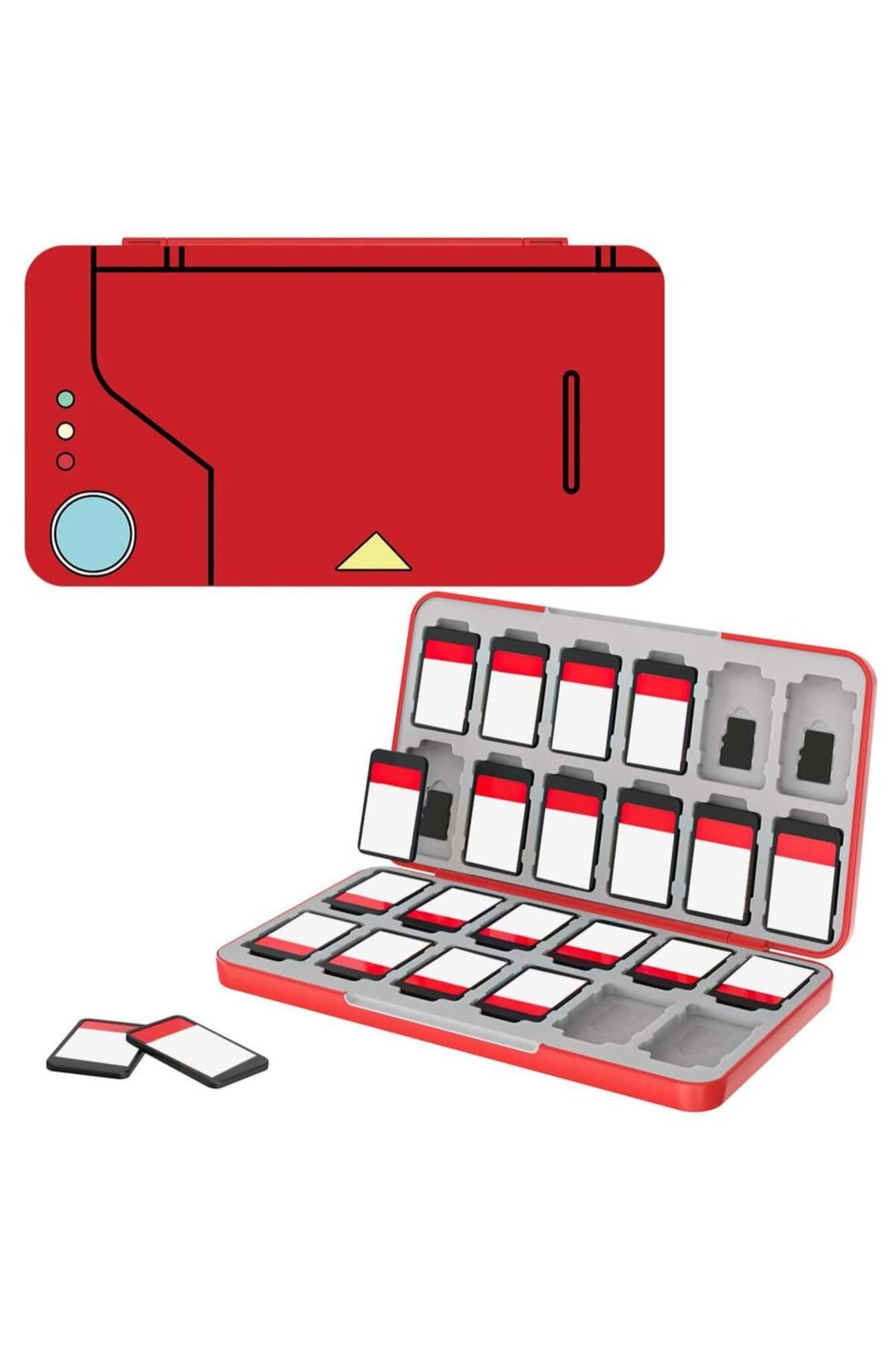 Choice-1 Suitable for Switch game card magnetic absorption cassette reader 24 in 1 red 6